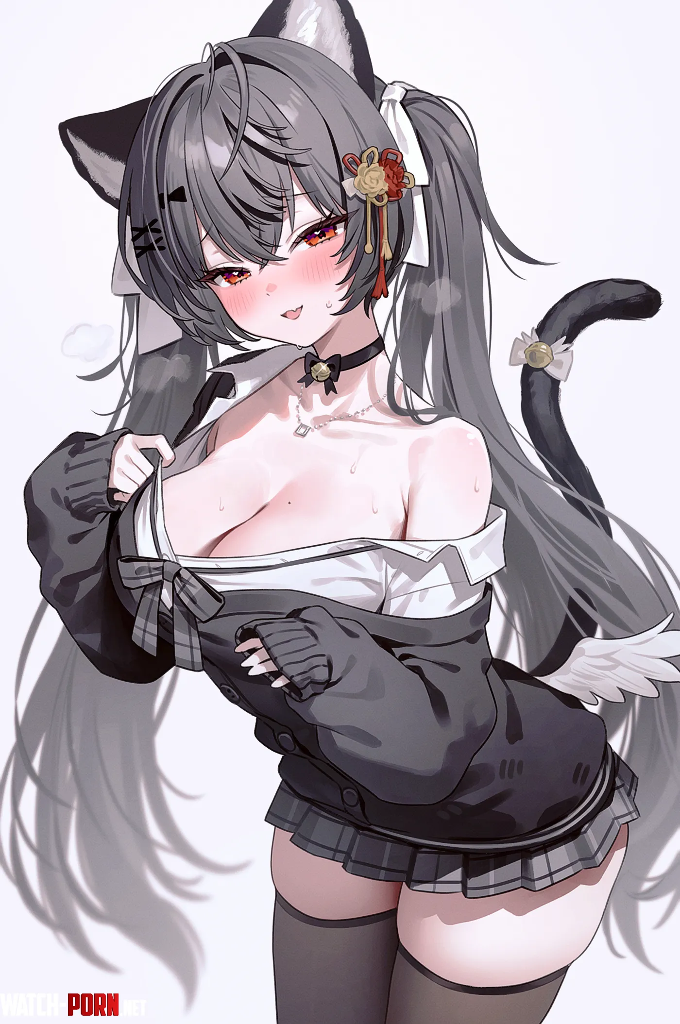 Neko hinting at something... [Artist's OC] by marxsander2016