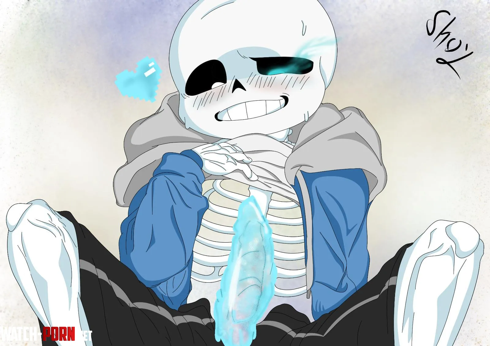 [Sans OG] I finished Sans by AI_Love_Yu-gi-oh