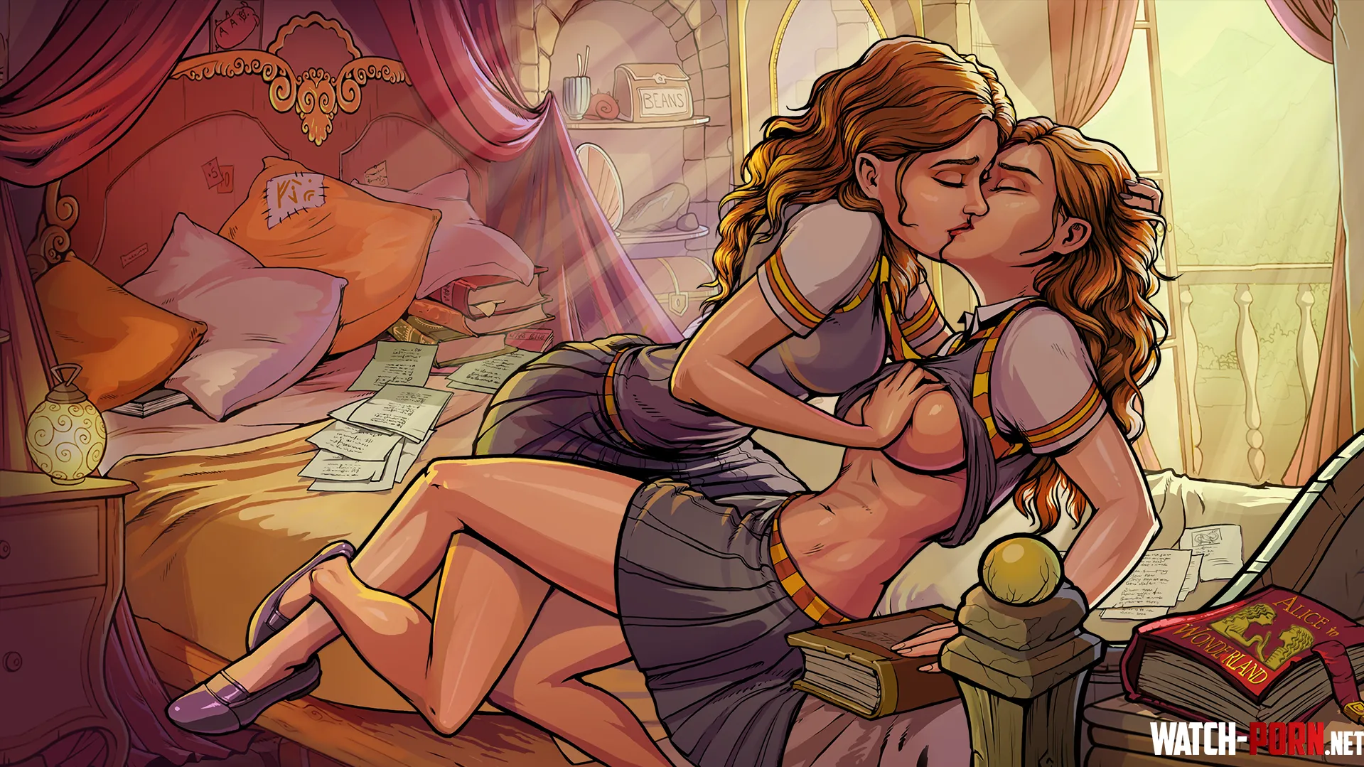 What could be better than a horny Hermione? Two horny Hermione’s. (Innocent witches) [Sad Crab] by PlumCharmz_