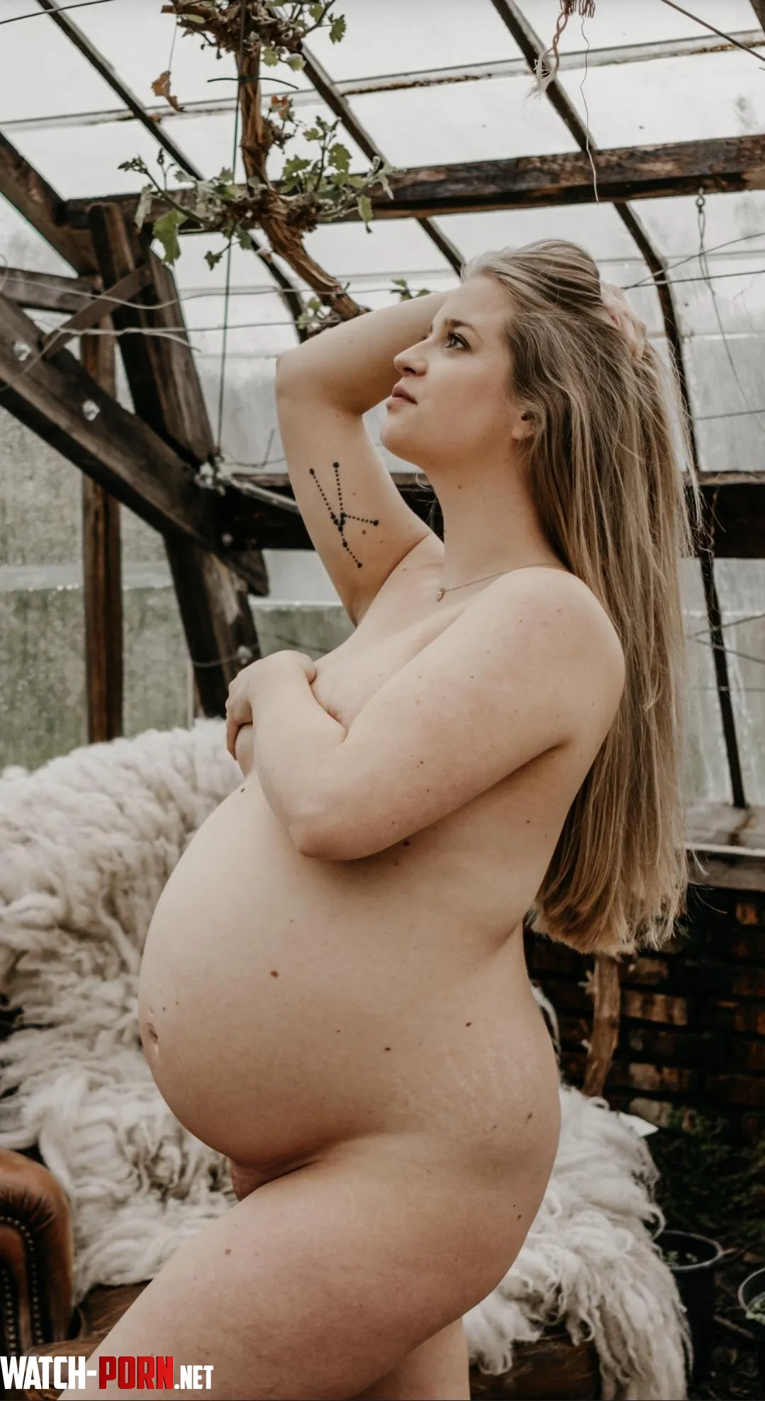 Samantha Duits pregnant teen by DienBrabander