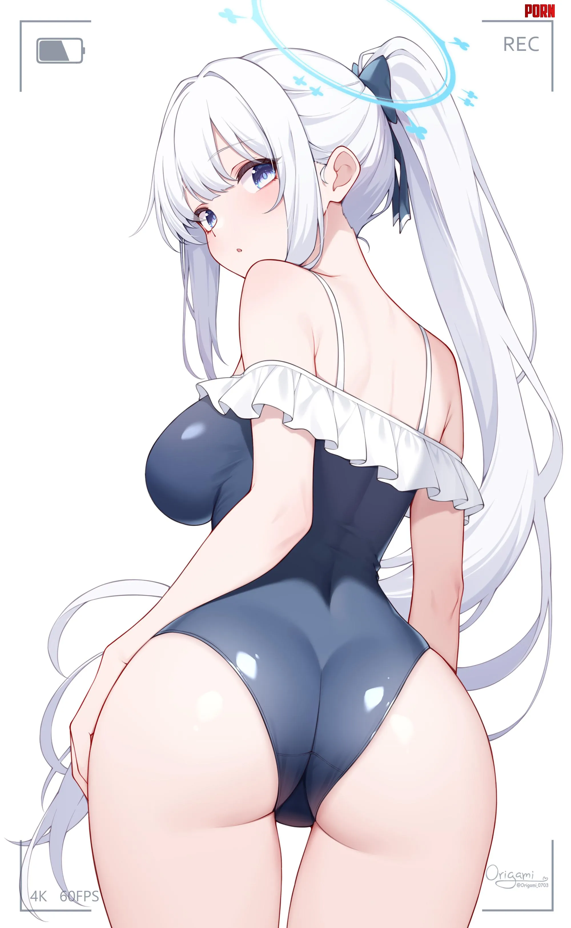 Swimsuit Miyako's ass by marxsander2016