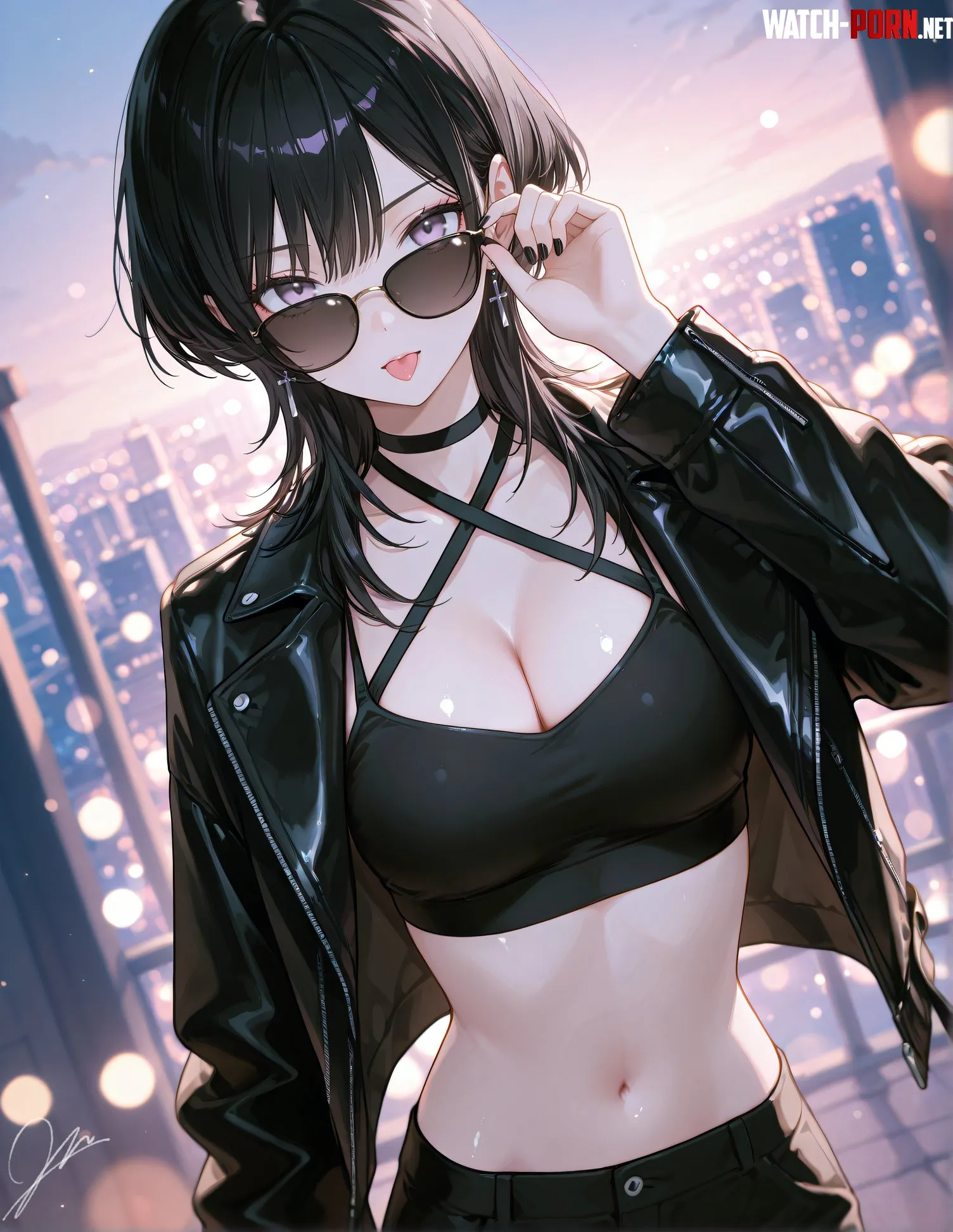 Leather Jacket by WoolsonDaSheep