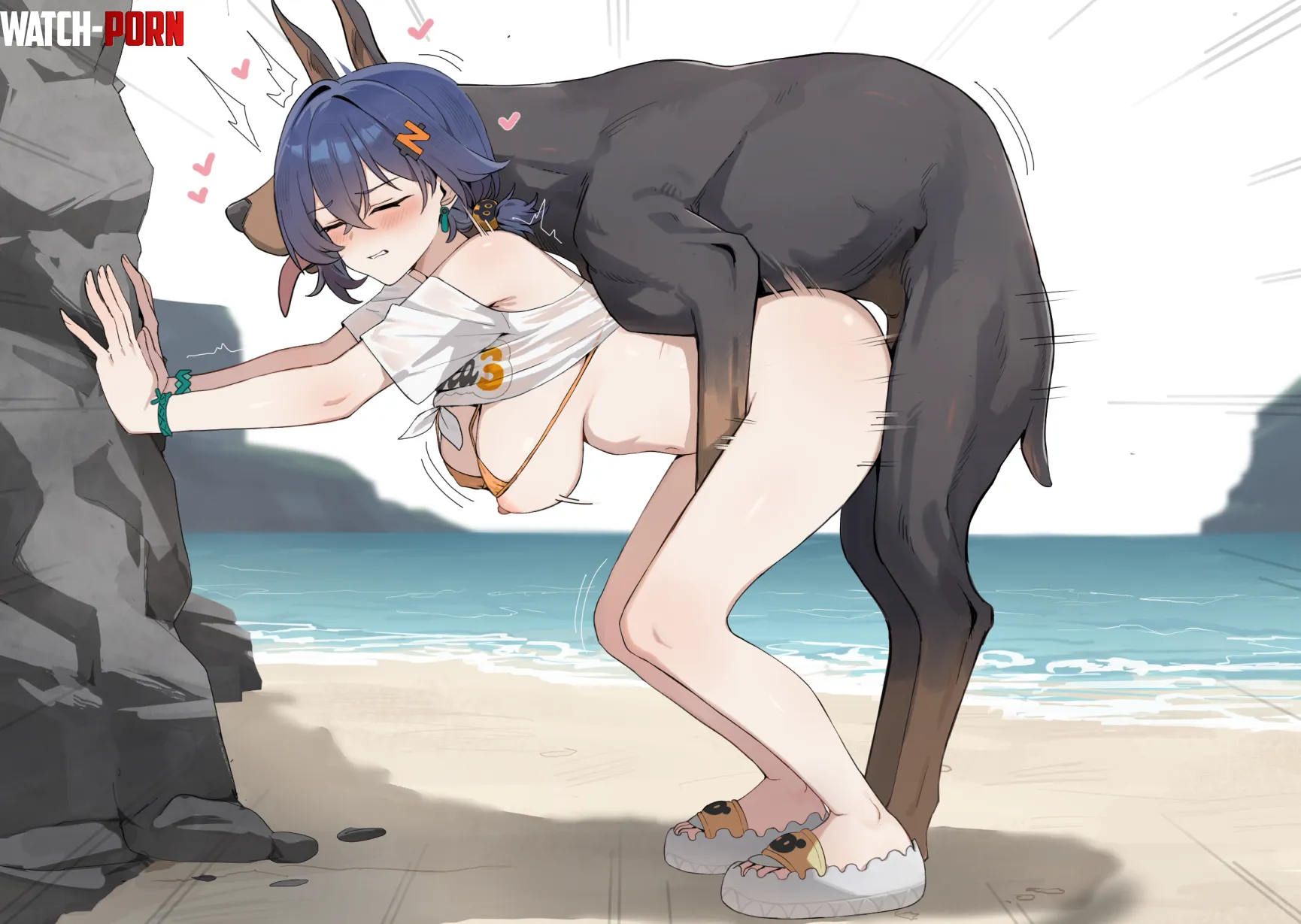Quick fun at the beach (Amana) by H-Goon