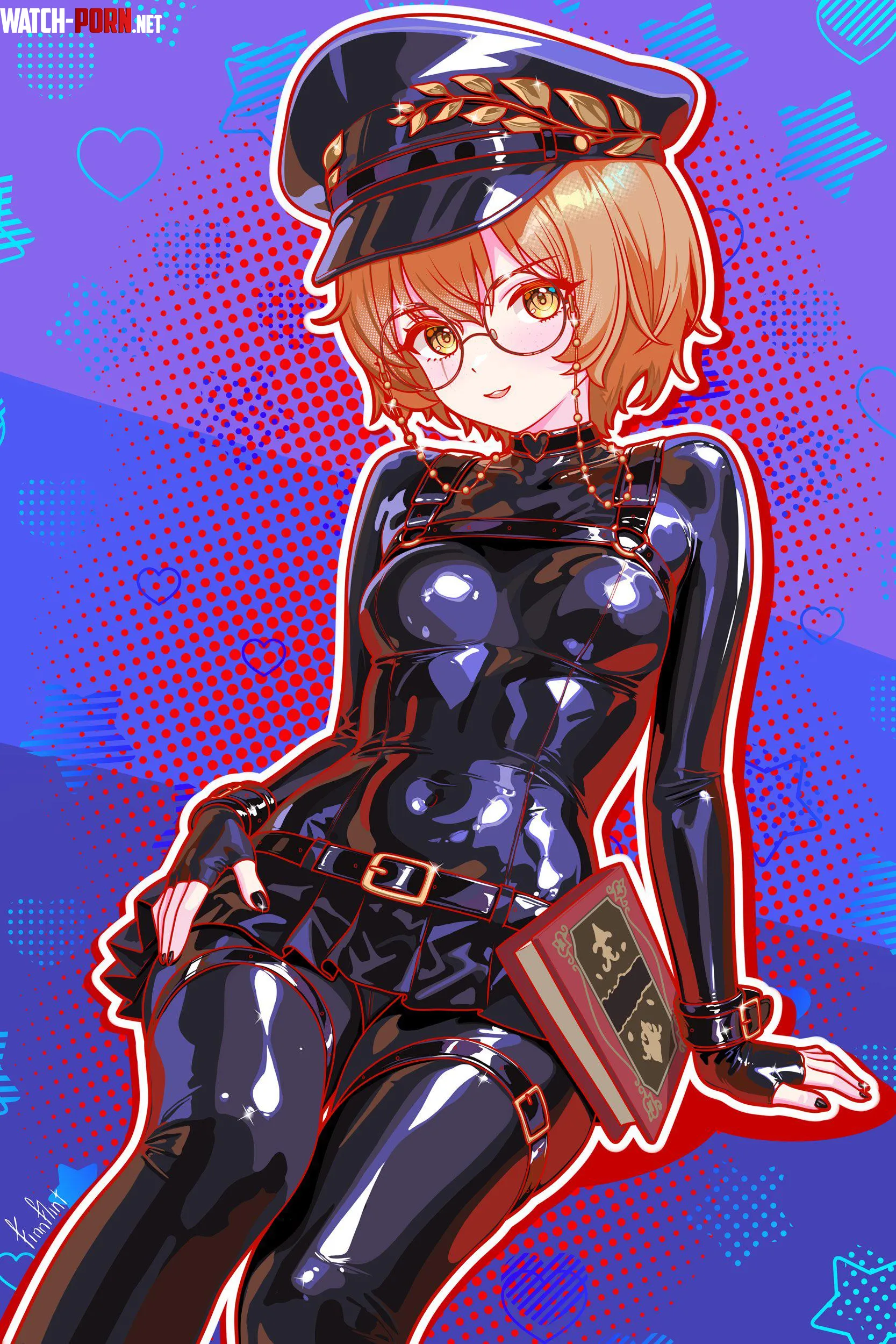 Clio Aite in latex bodysuit (FinnFlint) [VTuber] by oldupstairs3566
