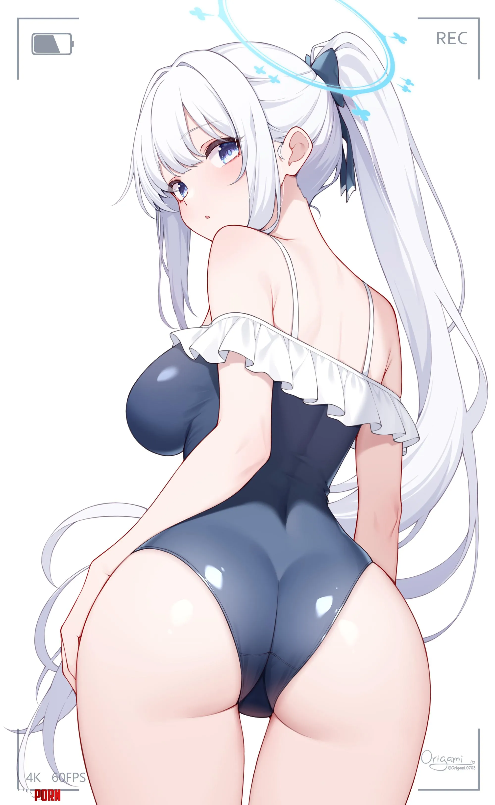 Swimsuit Miyako's ass by marxsander2016