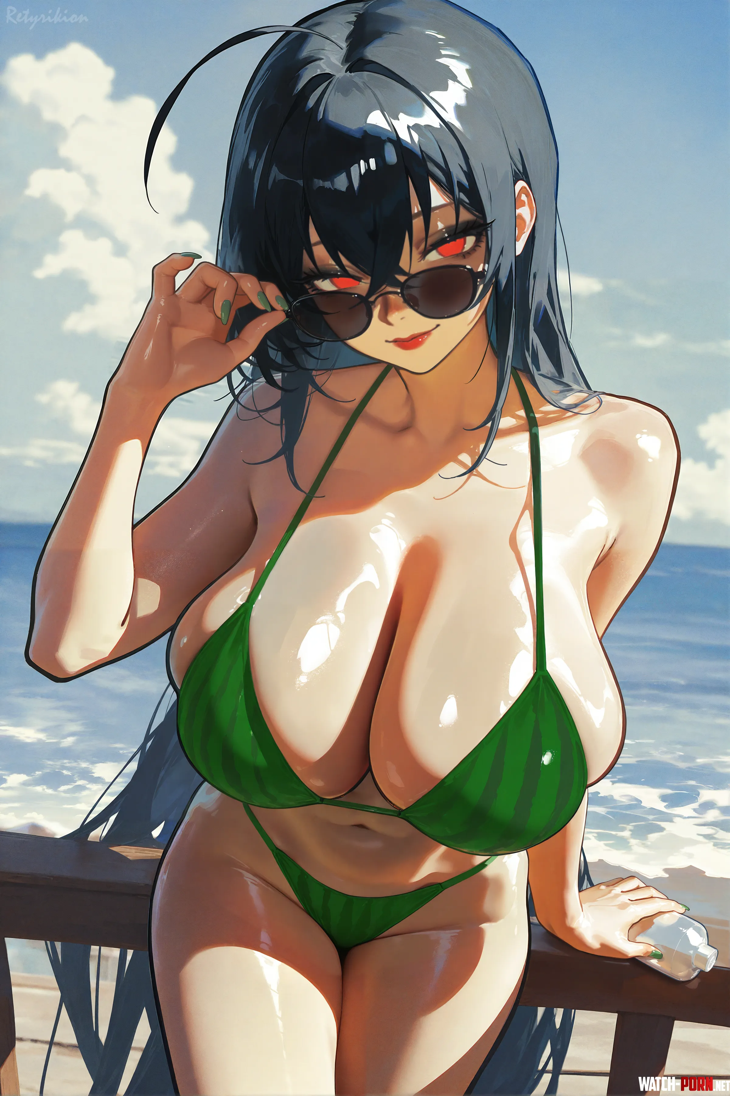 Taihou: Magnificent Melons (Azur Lane) by Retyrikion