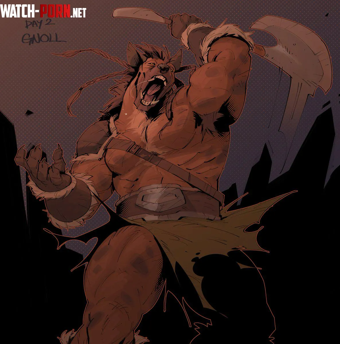 Gnolls are cool! (@mashtateos) by ArcanaCapra