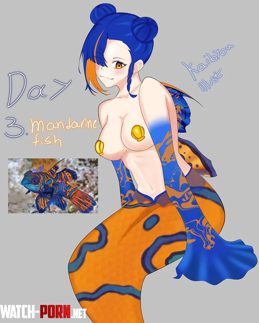 Day 3. Mandarine fish by KurobeRookie