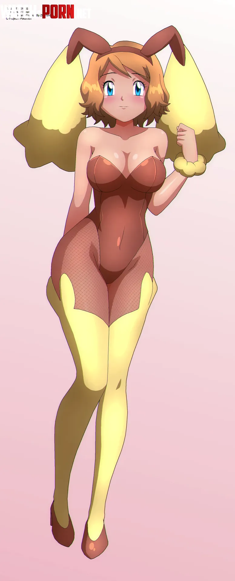 Lopunny Serena [Pokémon XYZ] by LovThat-KalosianGirl