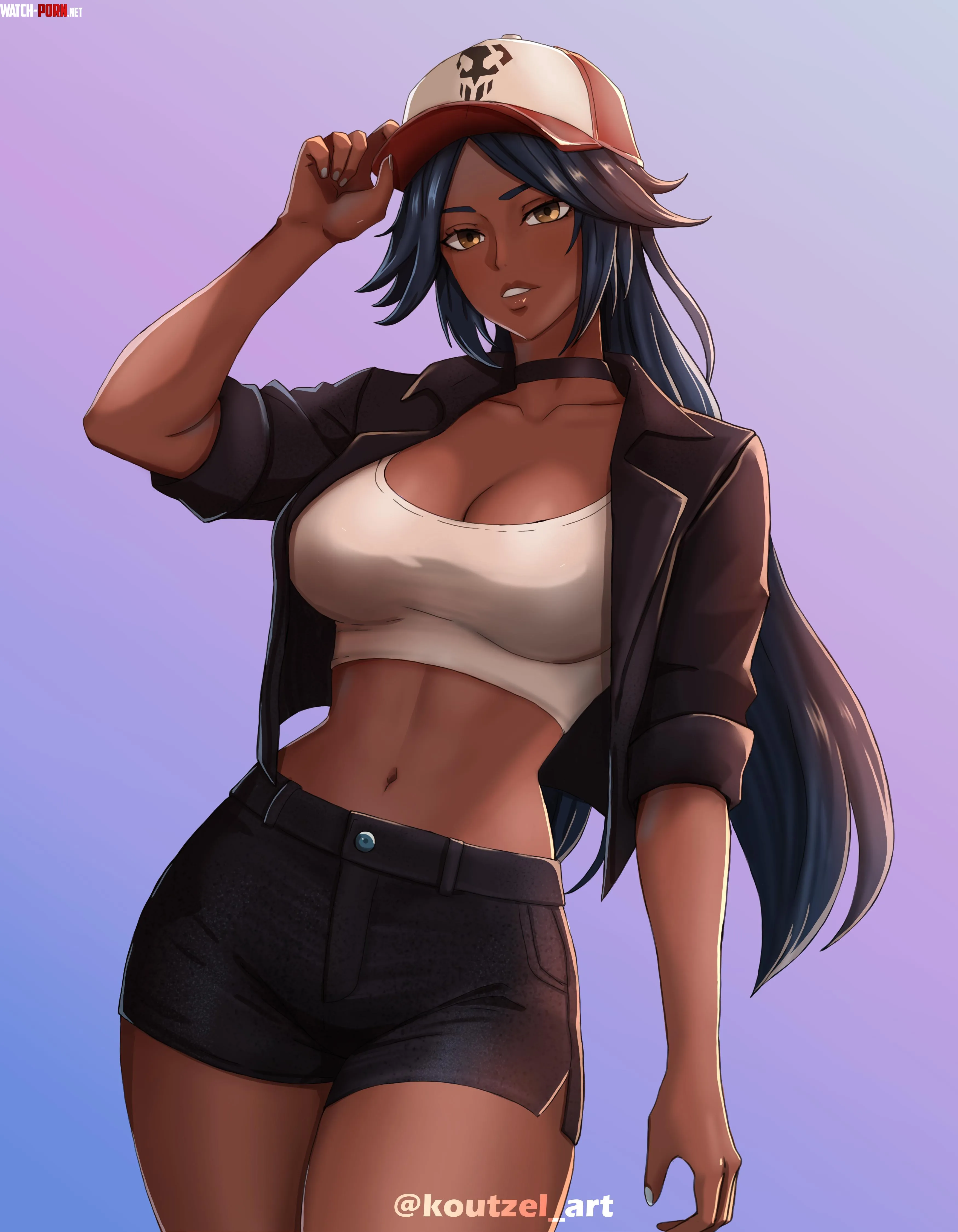 Yoruichi fanart by koutzel