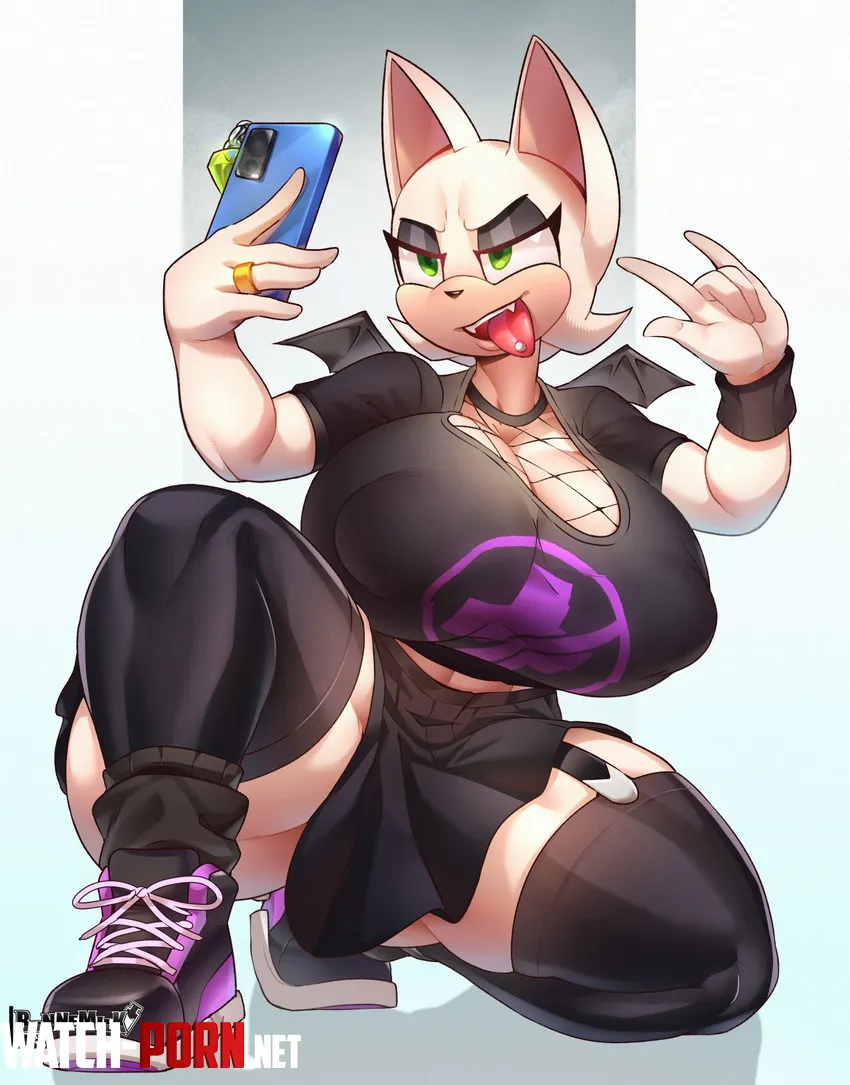Goth Rouge rocks (BunneMilk) by Apprehensive-Bug-450
