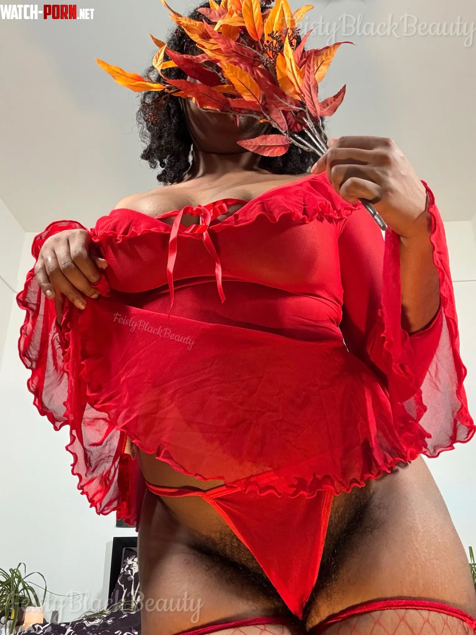 Fall in love with my bushy pussy by FeistyBlackBeauty_