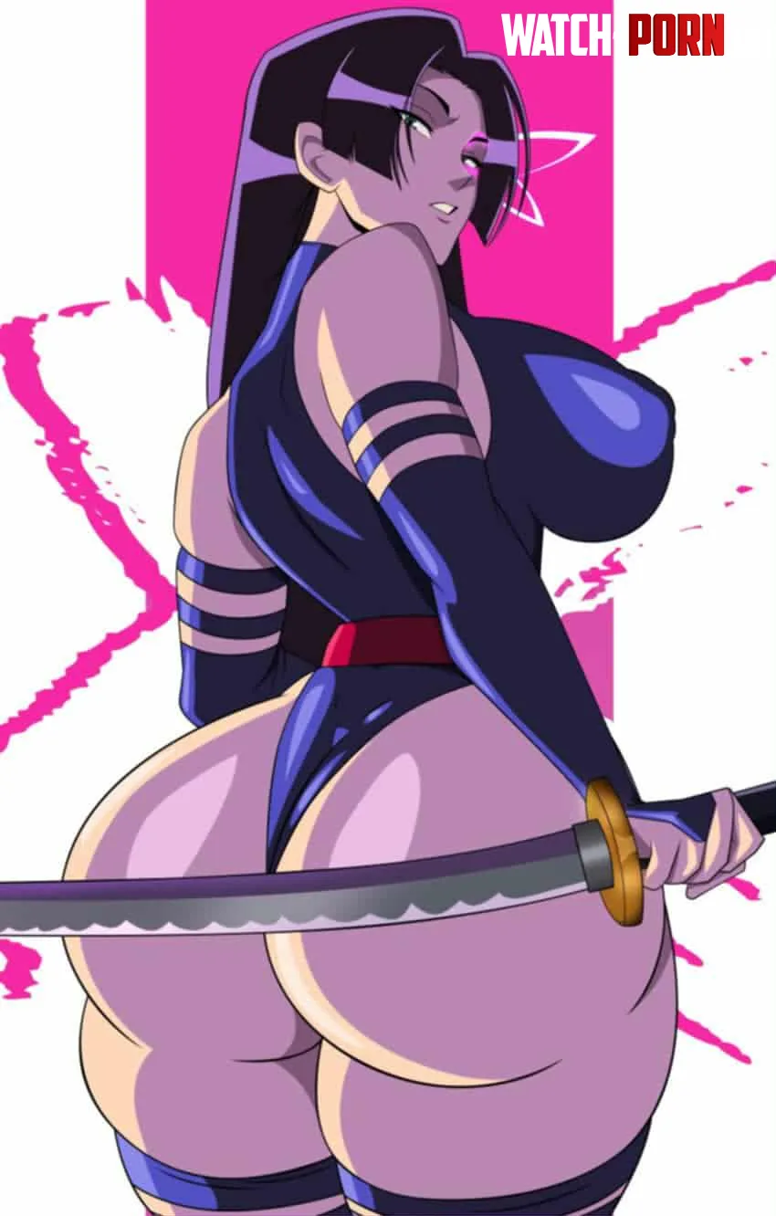 Psylocke's thick, fat ass🤤 by (grimphantom) by punhetero_pauzudo_45