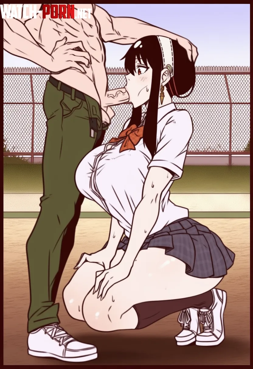 Yor sucking dick in the school yard?! Maybe it's a distraction tactic... by Prestigious572