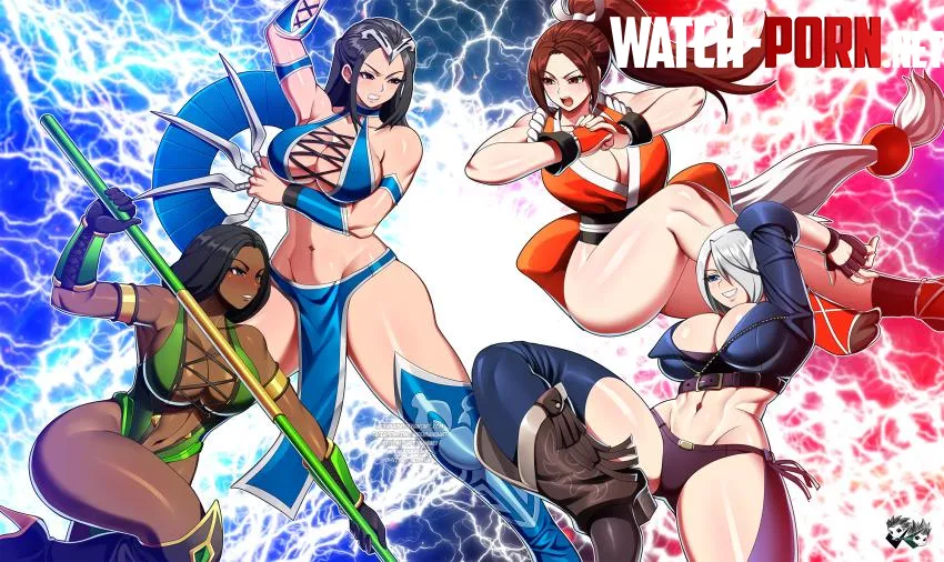 MILFs Fighting (by jadenkaiba) by SaberLover1000