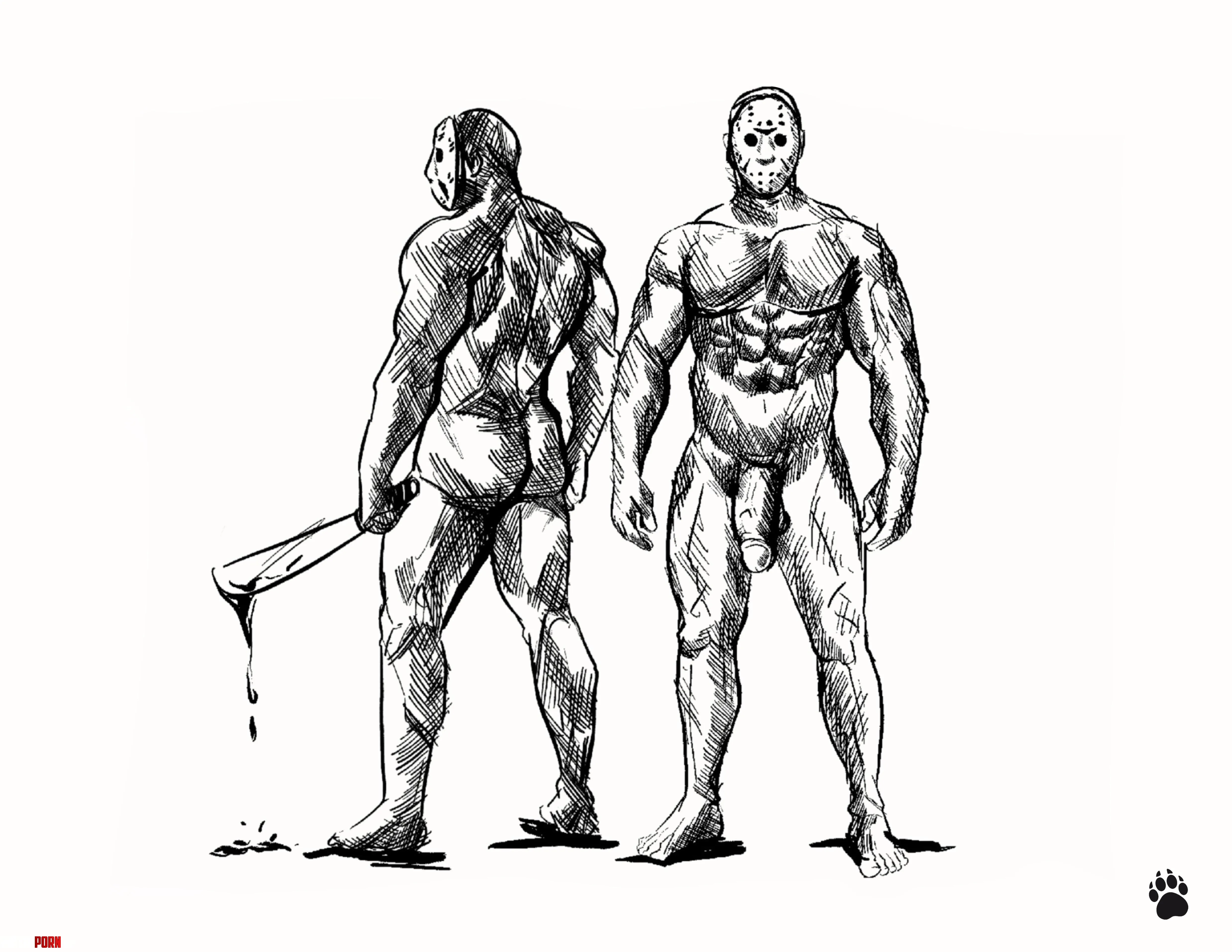 Jason Voorhees, fanart by me by ososvibes