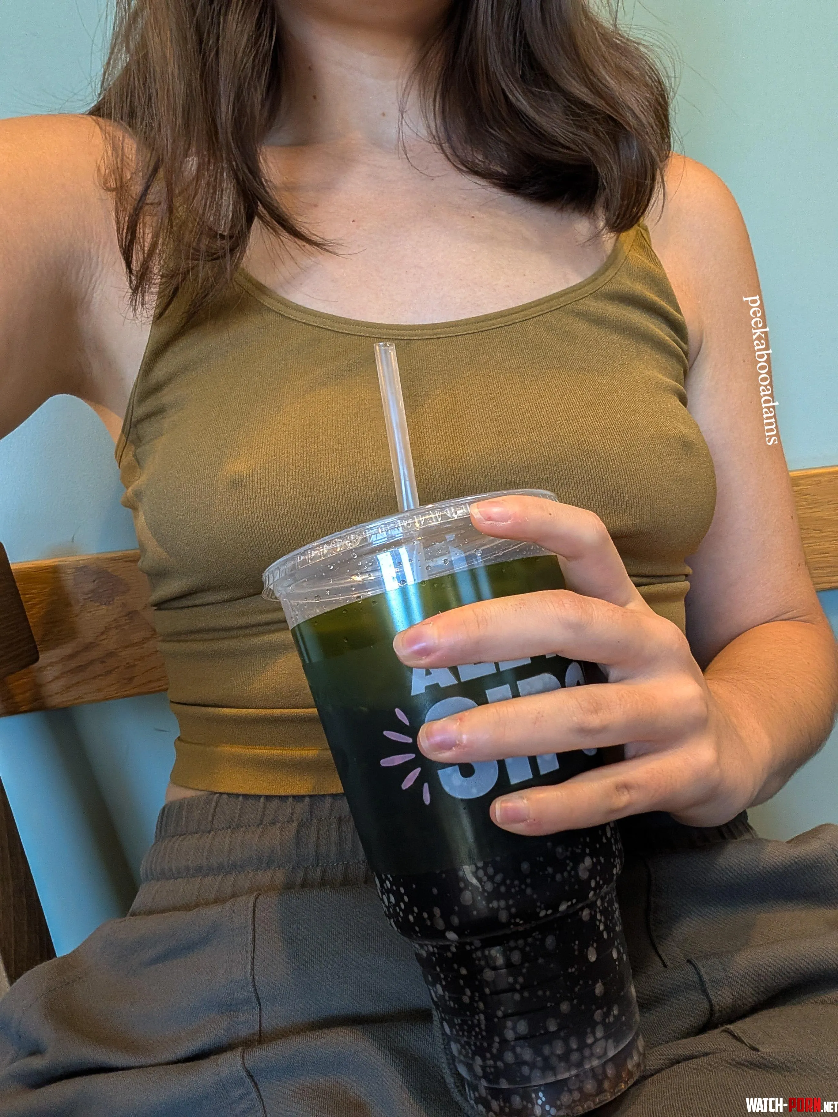 Do you think anyone at panera noticed by peekabooadams