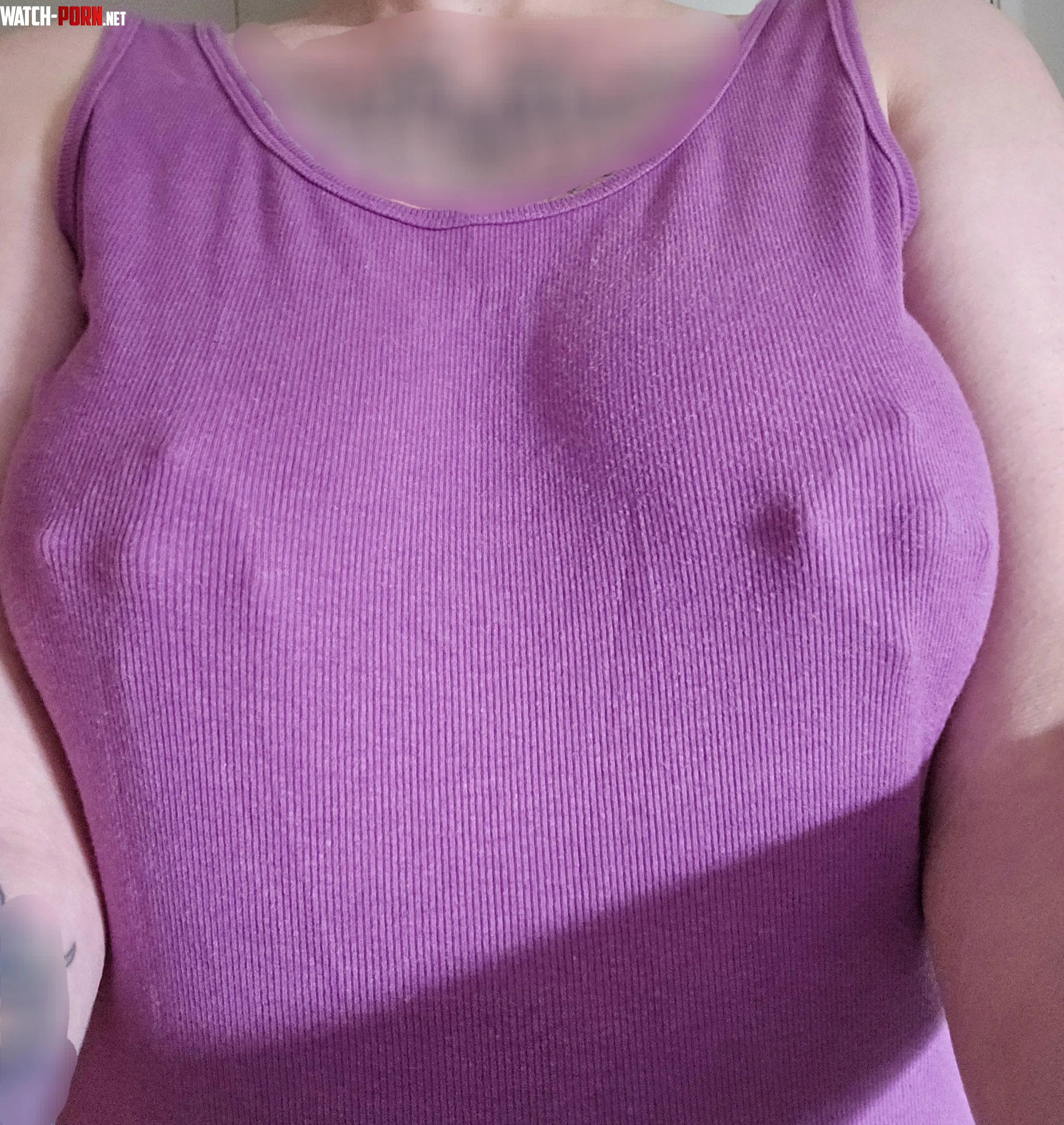 Nipples and clamps showing through my shirt by meowmeowdie
