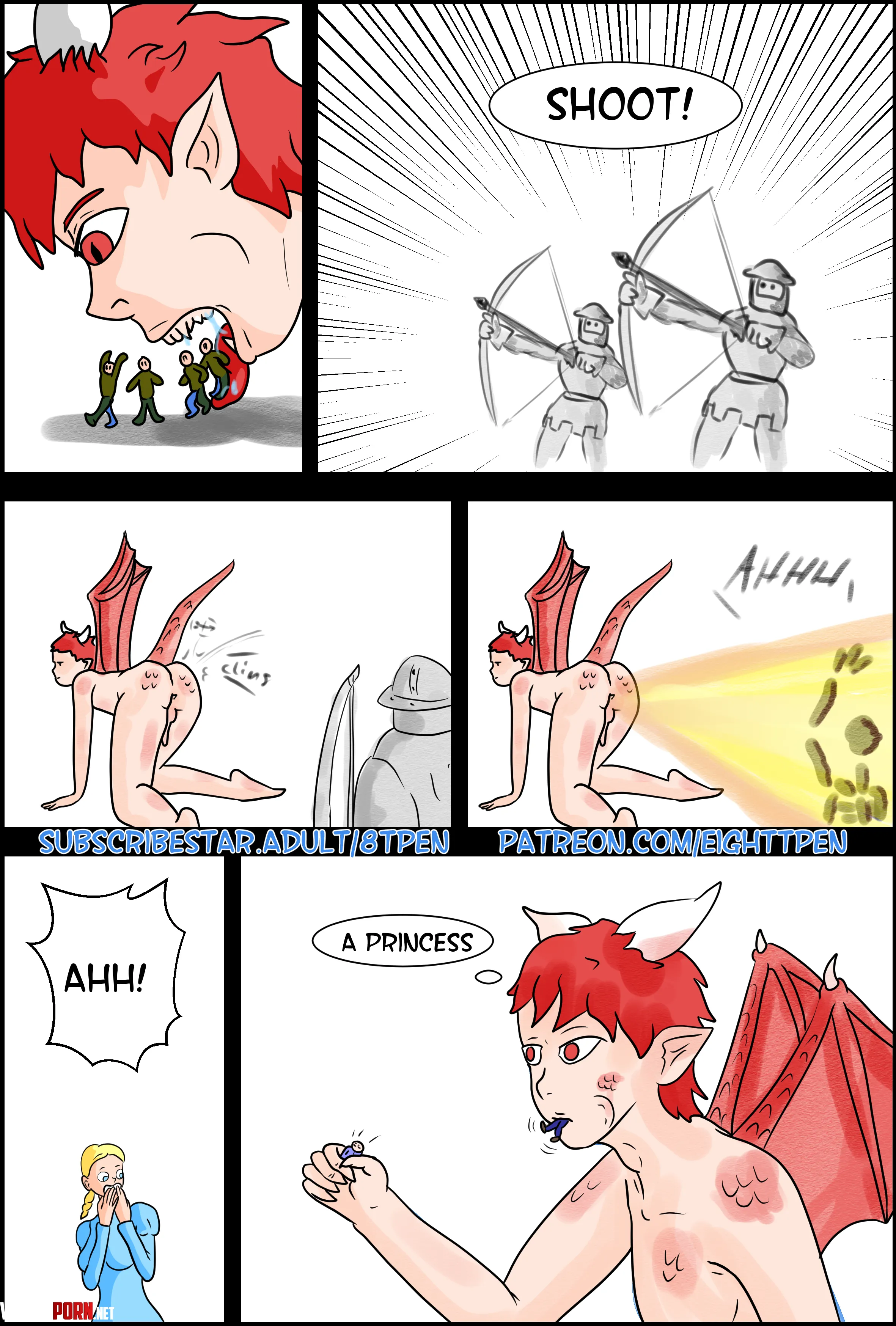 {Comic} Dragon boy pillage p2. by 8Tpen by weird_guy6931