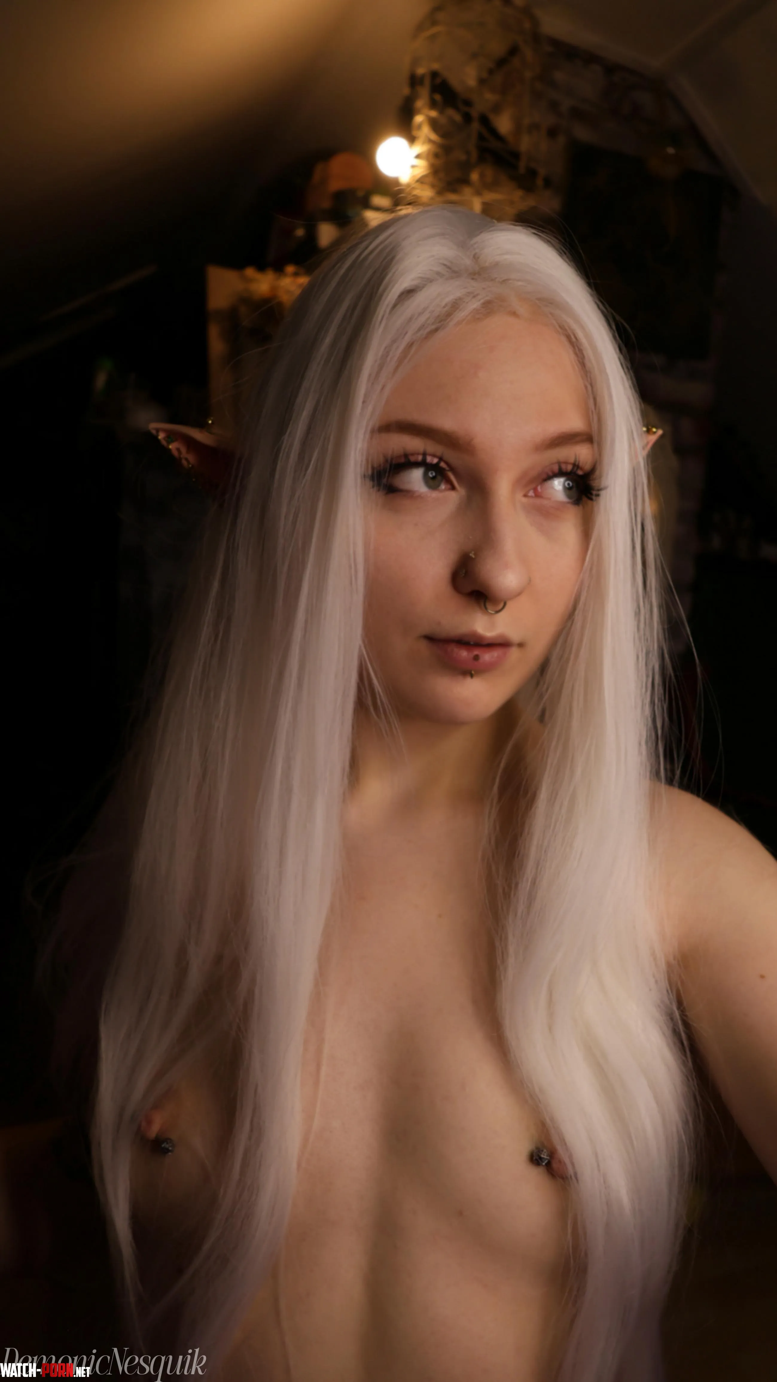Soft elf in softer lighting by DemonicNesquik