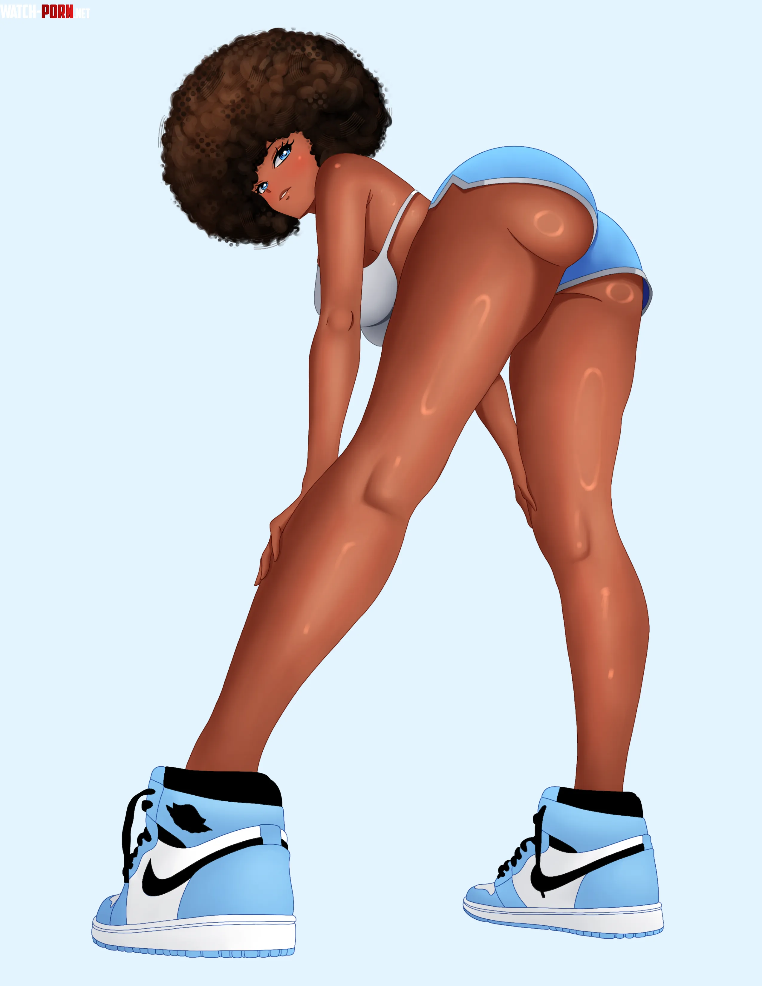 OC afro by Karamoshon