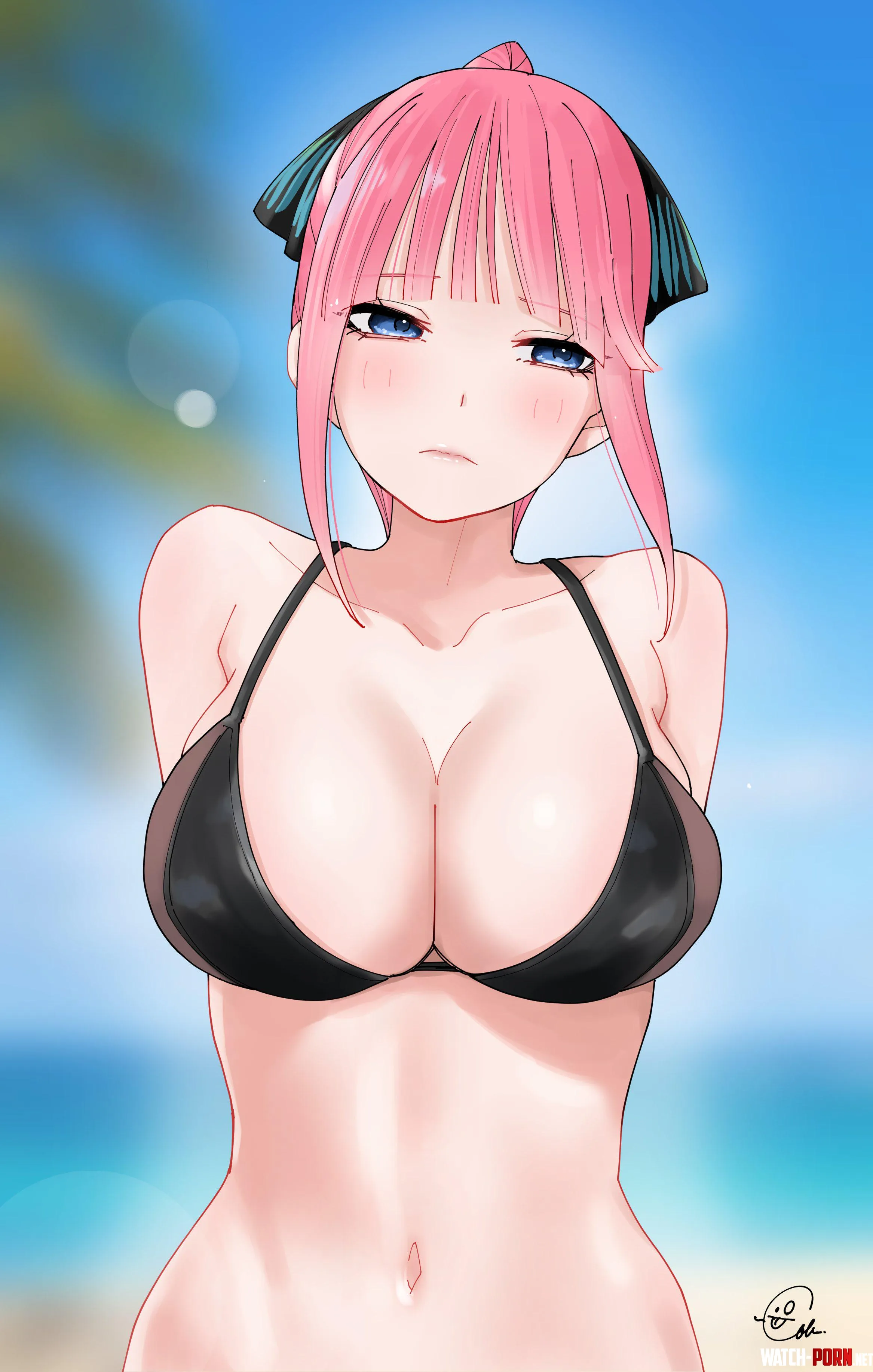 Nino Nakano Wearing Her Bikini [Quintessential Quintuplets] by Csxc