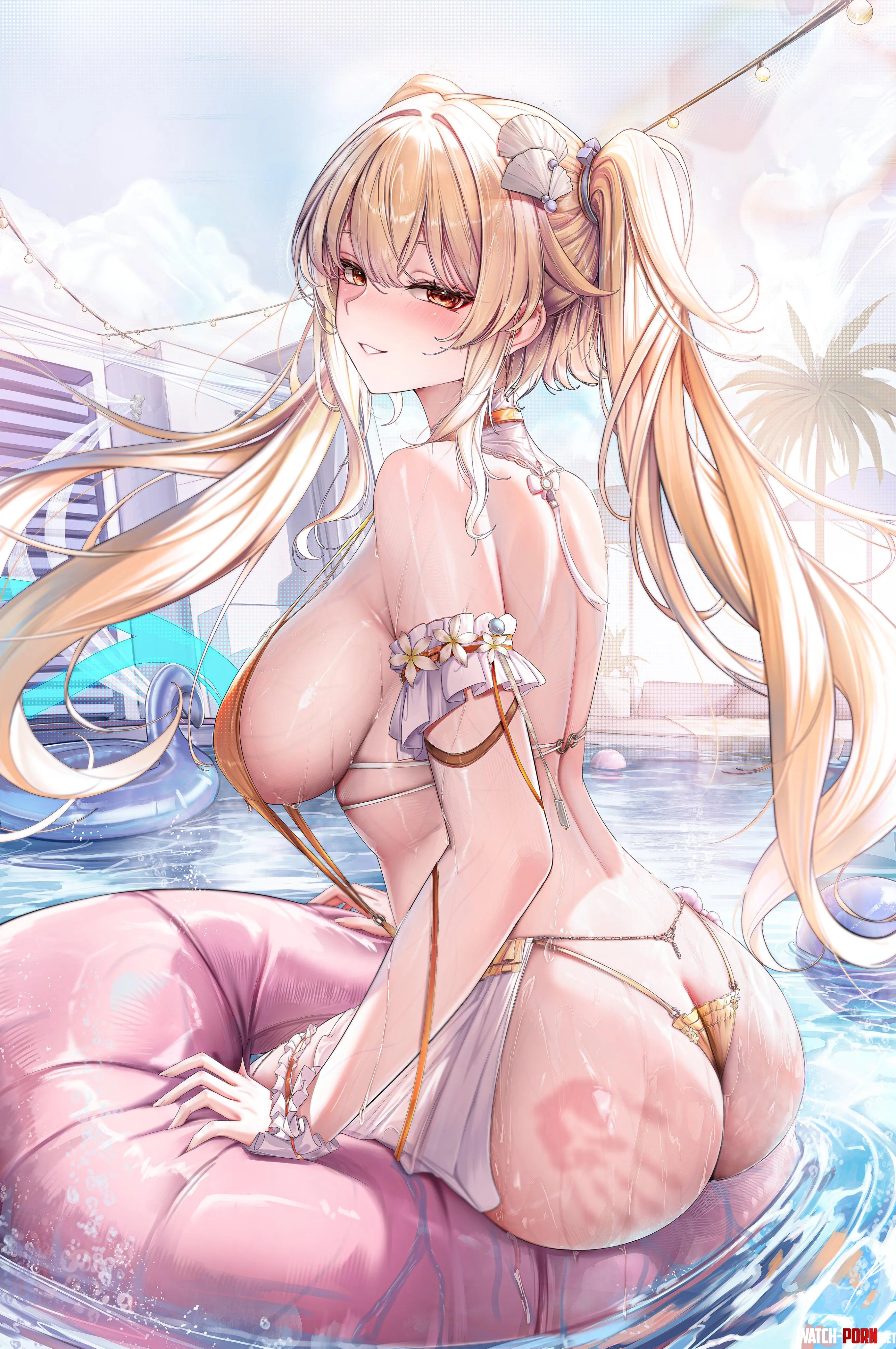 Fenny Golden in the pool (lrrer) by elegantloveglimmer