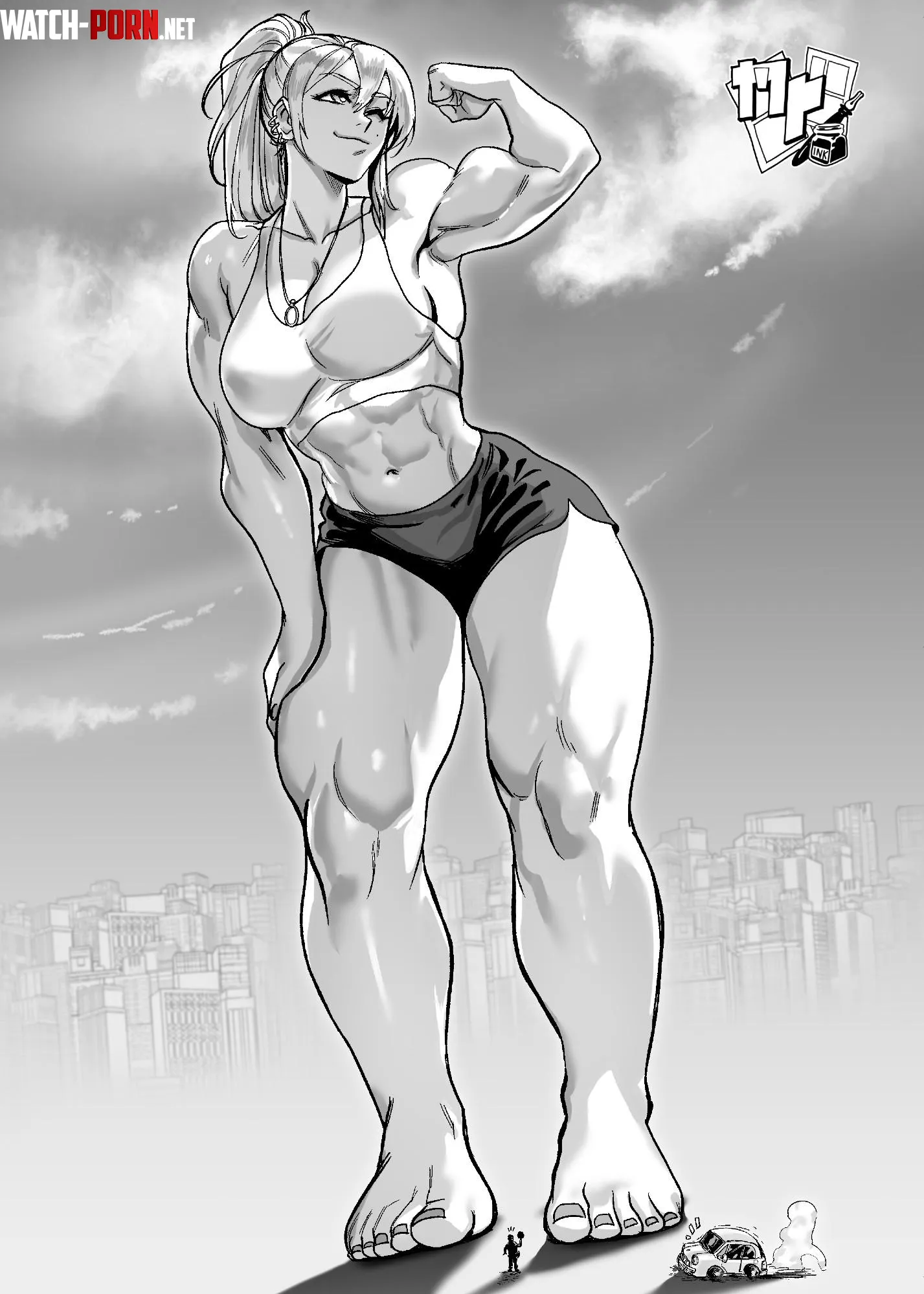 A giant flex [The Manga Professor] by TheTMoneyMan