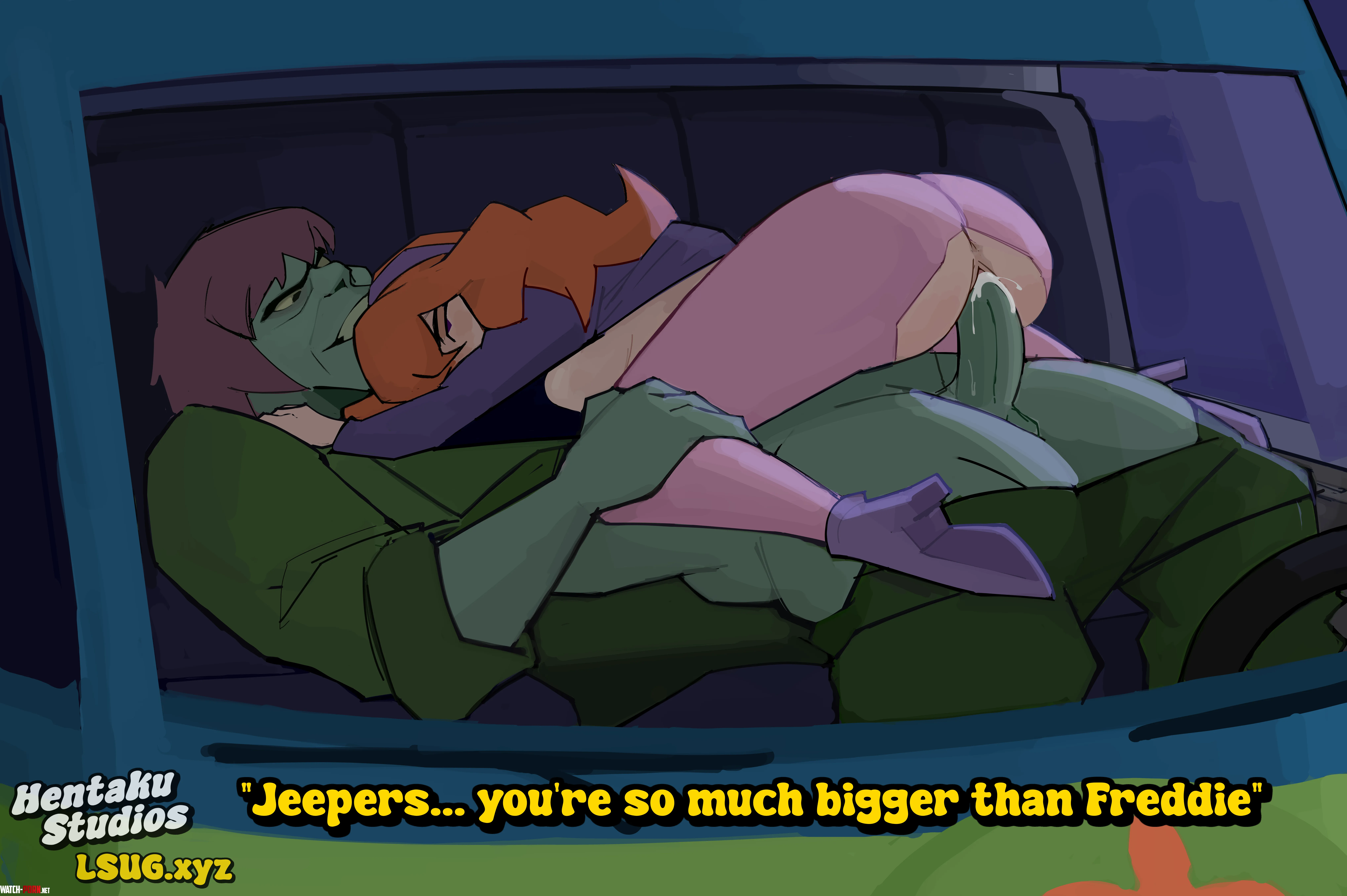 Daphne x Creeper [Scooby-Doo] (Al'Dorian + Hentaku Studios) by NTRcritic