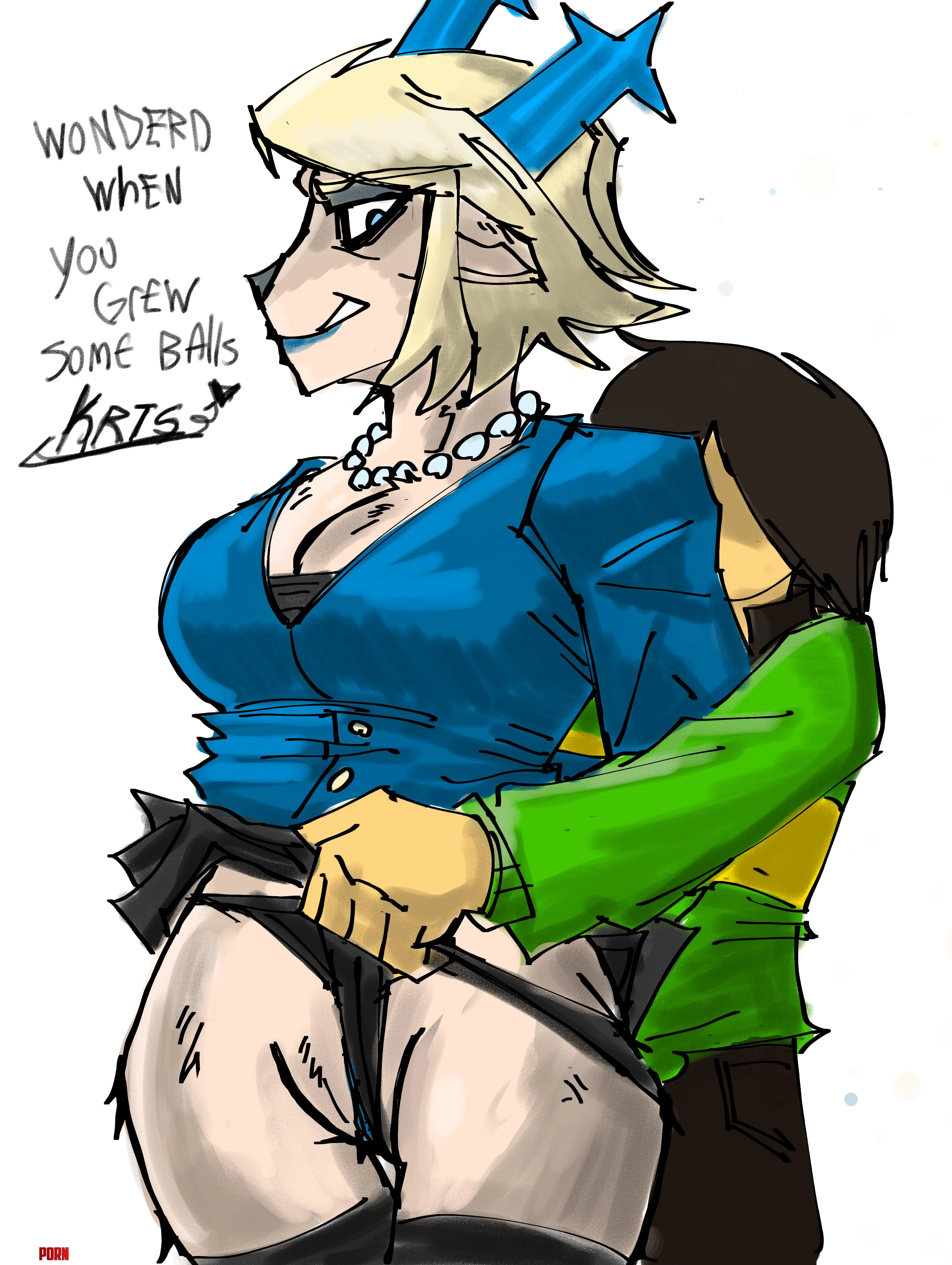 Grew a pair[carol][kris] by Conqueeftodor