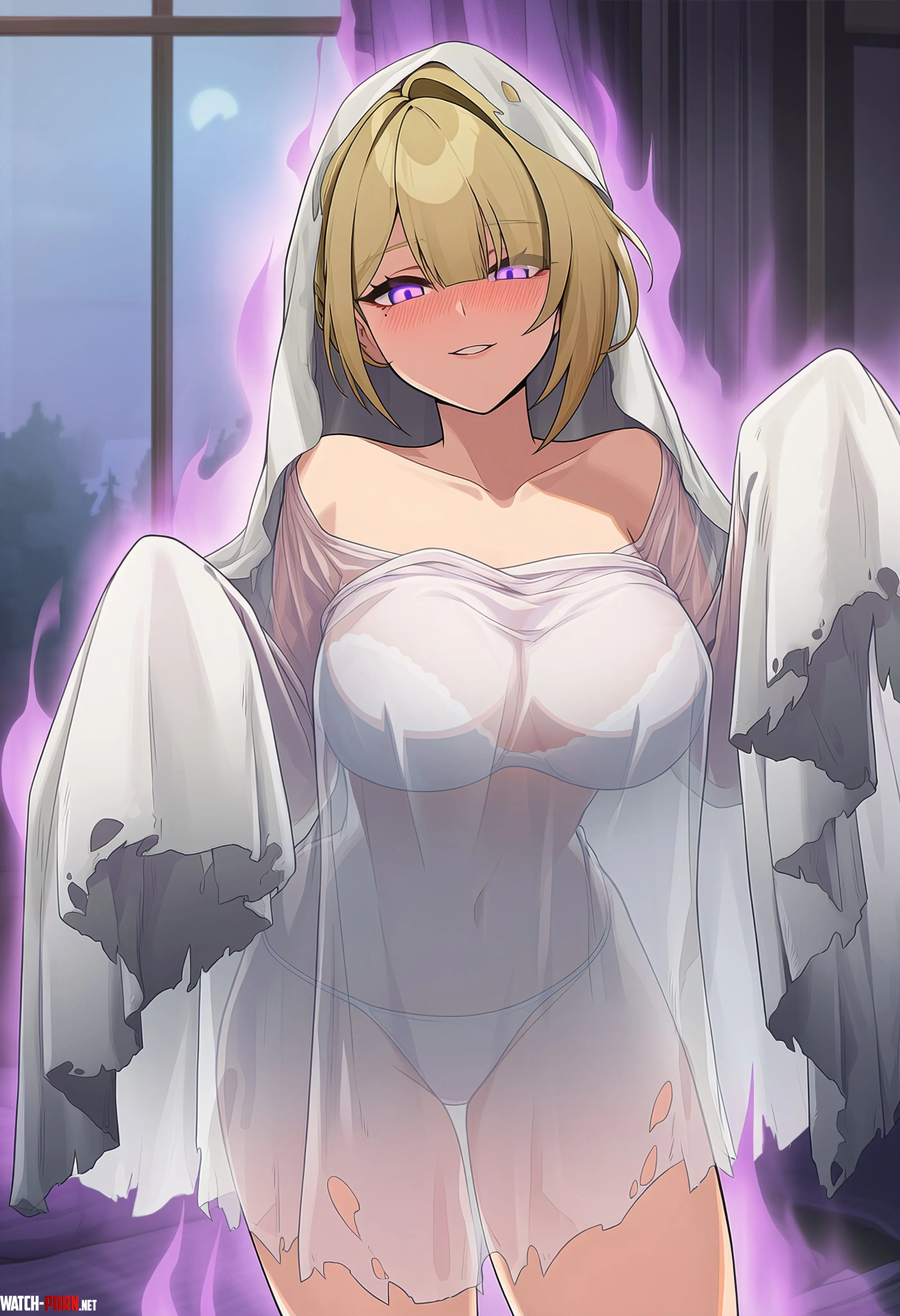 Ghost Evelyn [Zenless Zone Zero] by WoolsonDaSheep