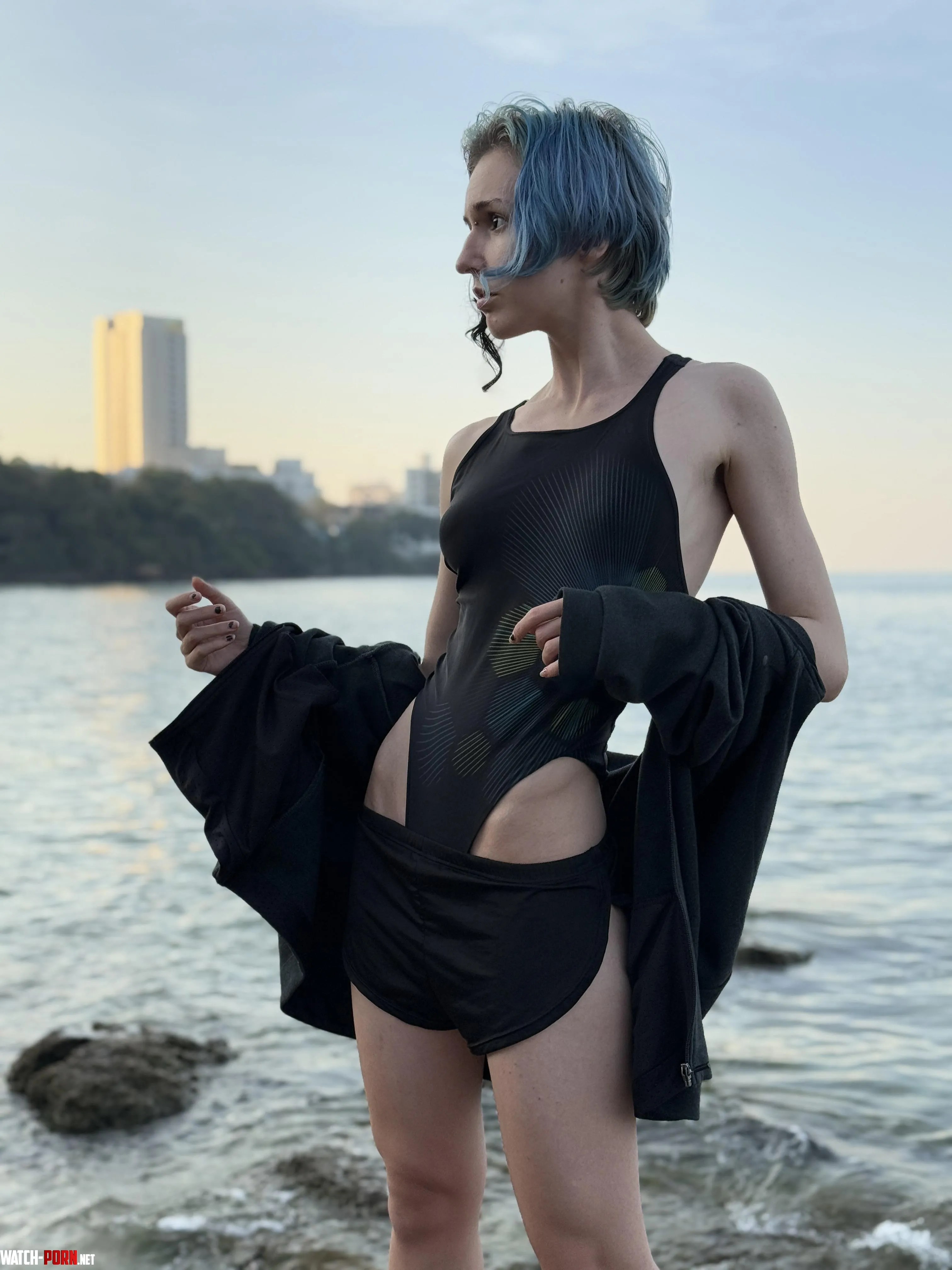 revealing a hidden swimsuit by kawaiiipunk
