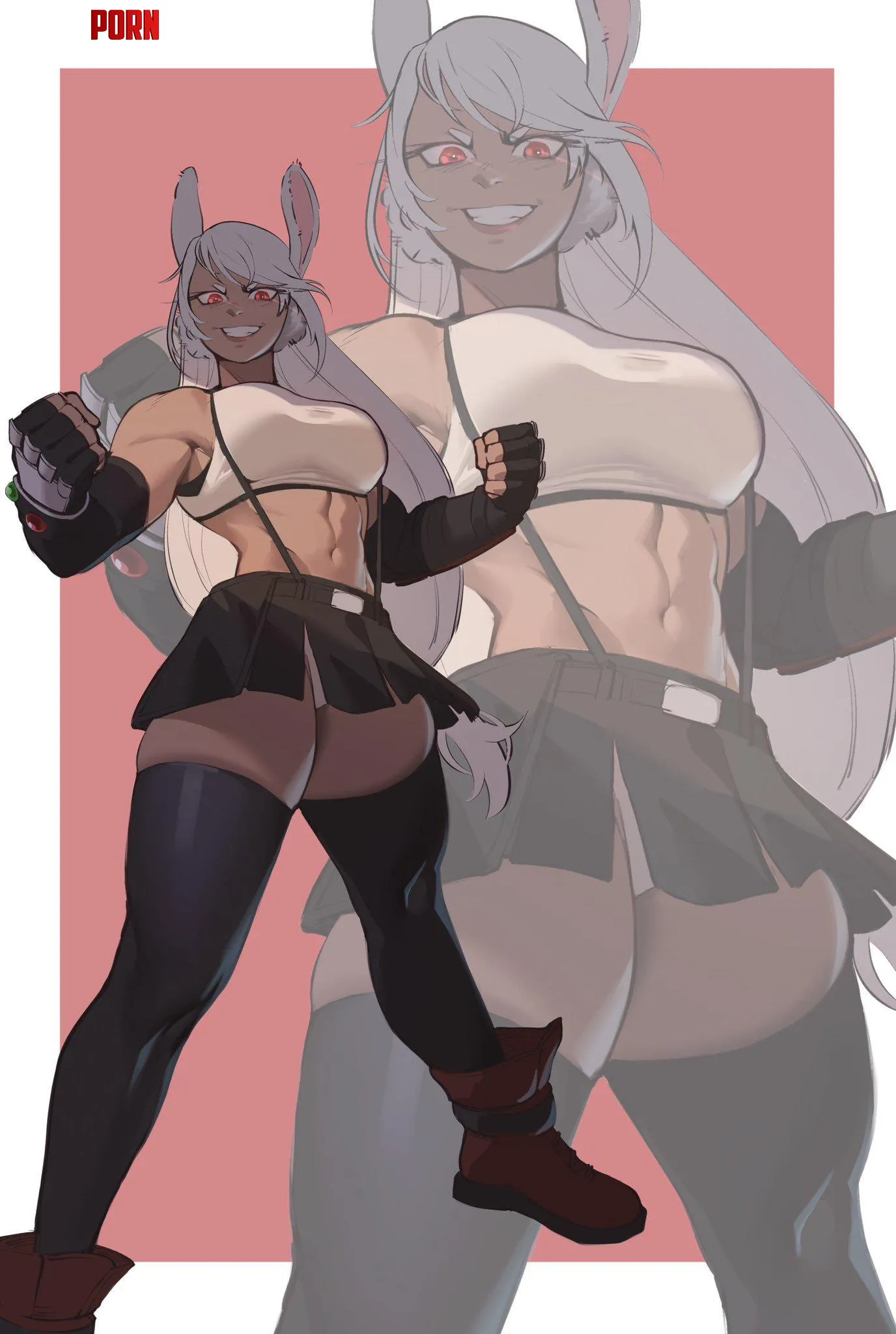 mirko x tifa [@zukululuu] by TheTMoneyMan