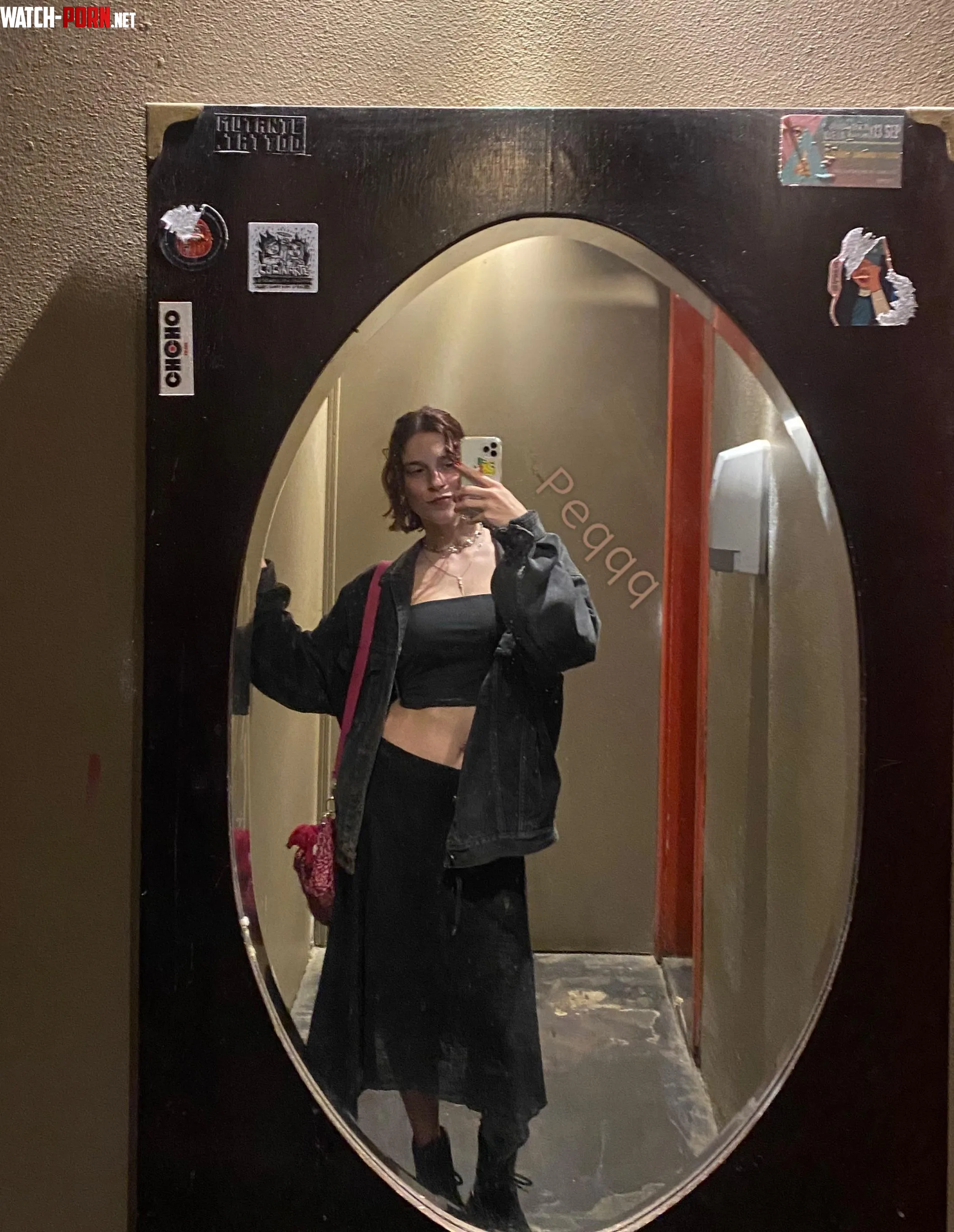 This was my outfit for a concert - my skirt was seethrough by peqqqqqq