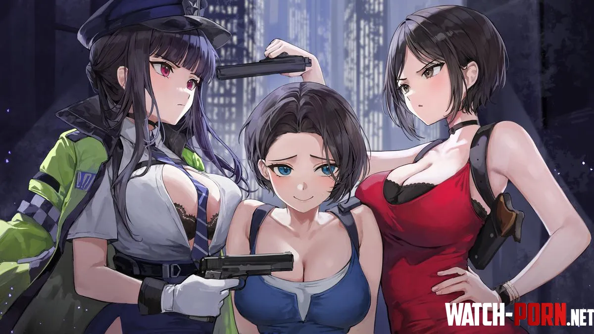 Oppai showdown [NIKKE X Residentevil] by Kitchen-Top-8110