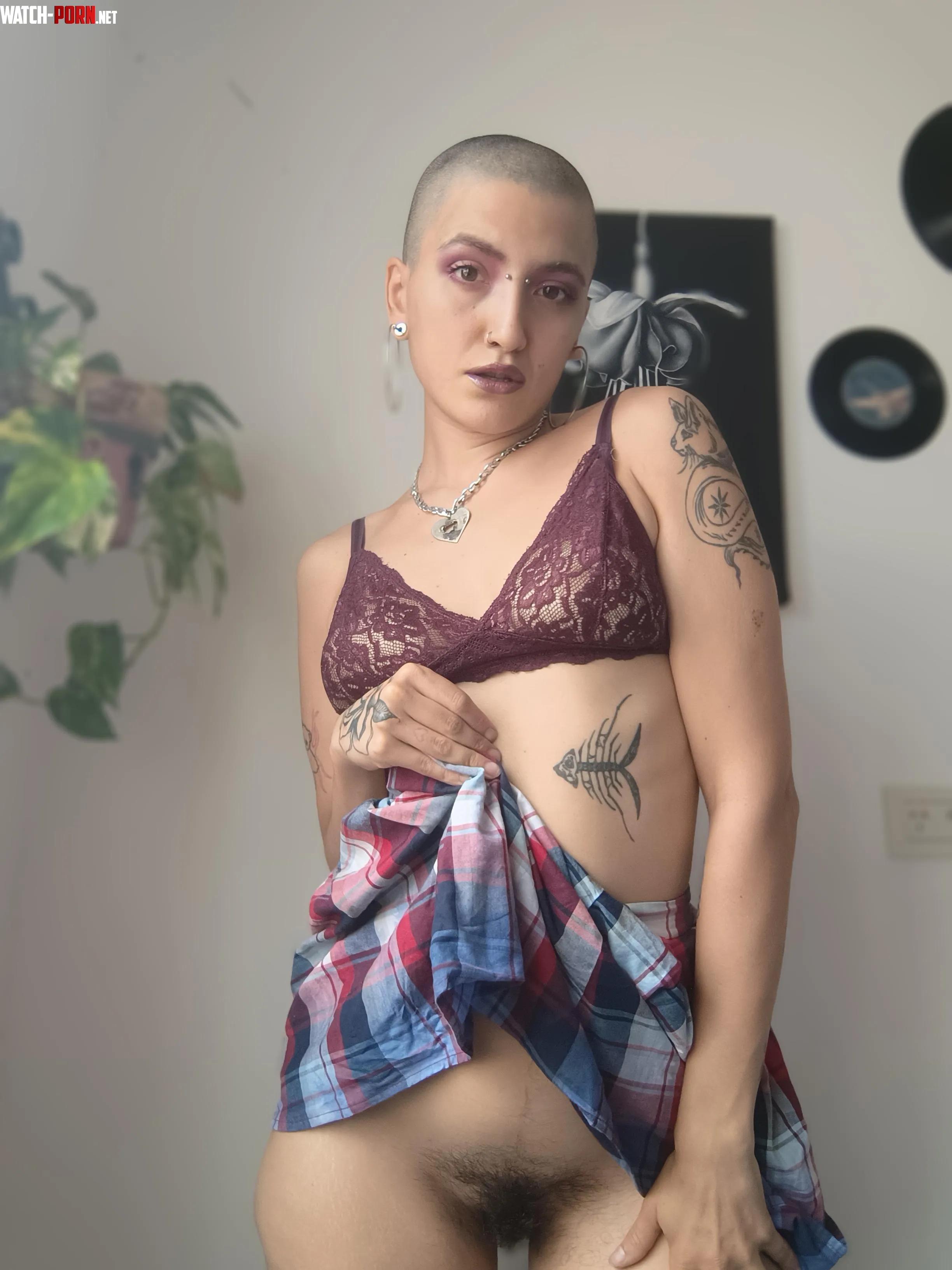 Shaved head by Esme420kinky