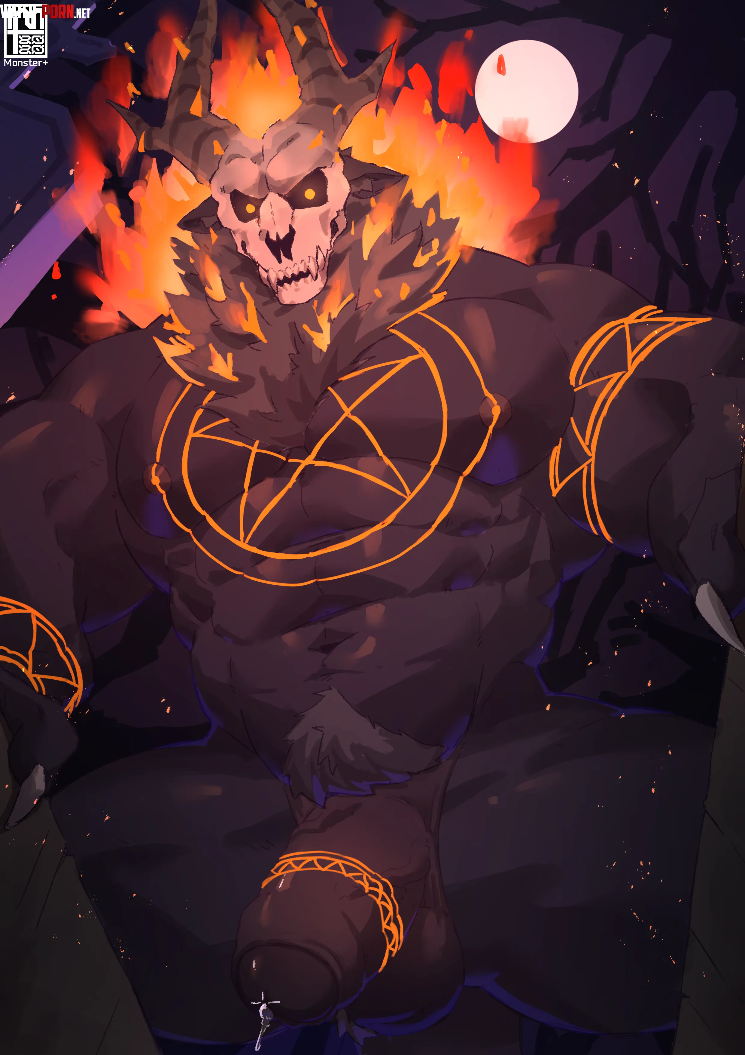 summoning ritual gone wrong (@MonsterPlus18) by ArcanaCapra