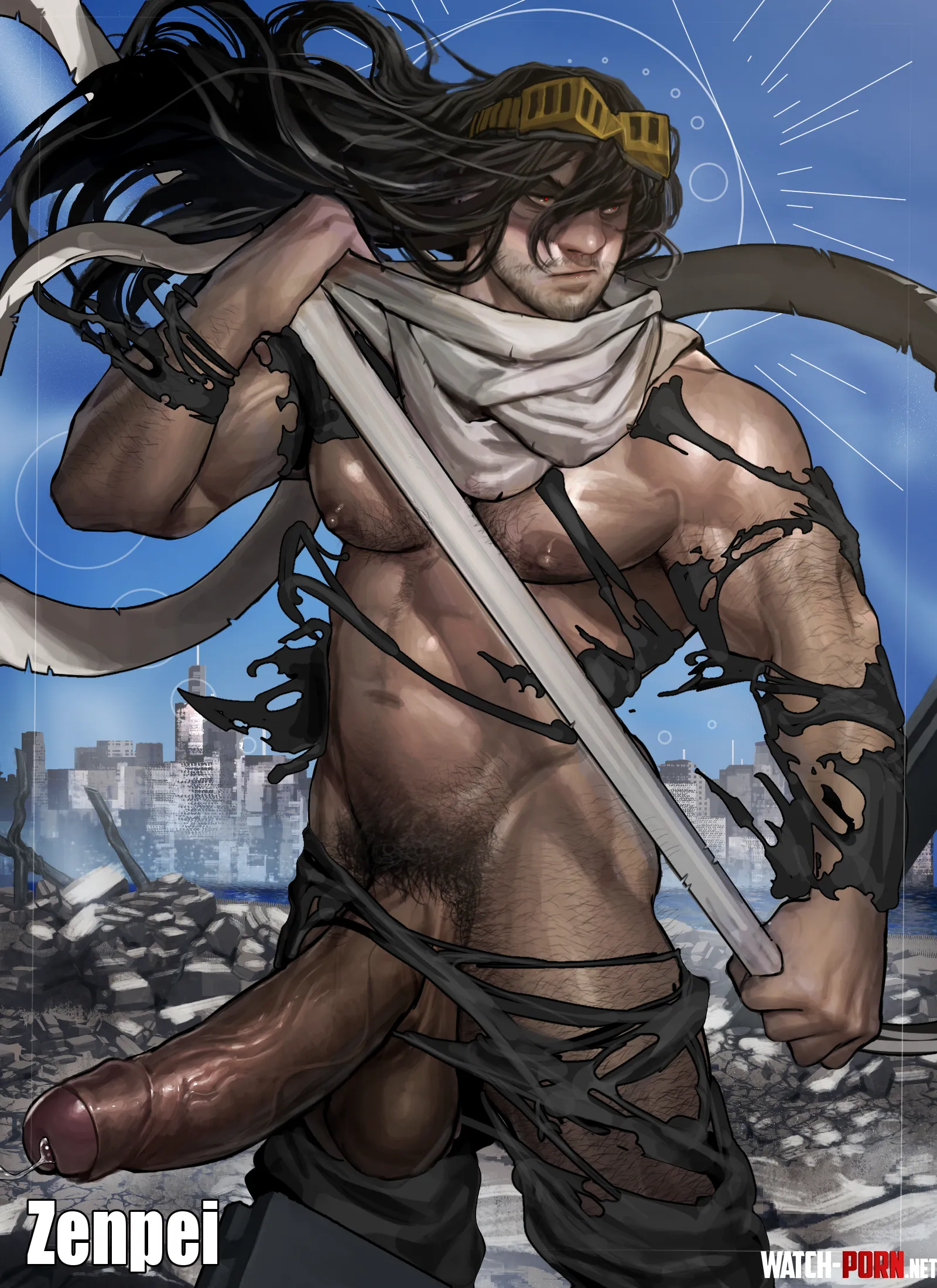 Aizawa's massive cock (Zenpei4) by EternalSnow05