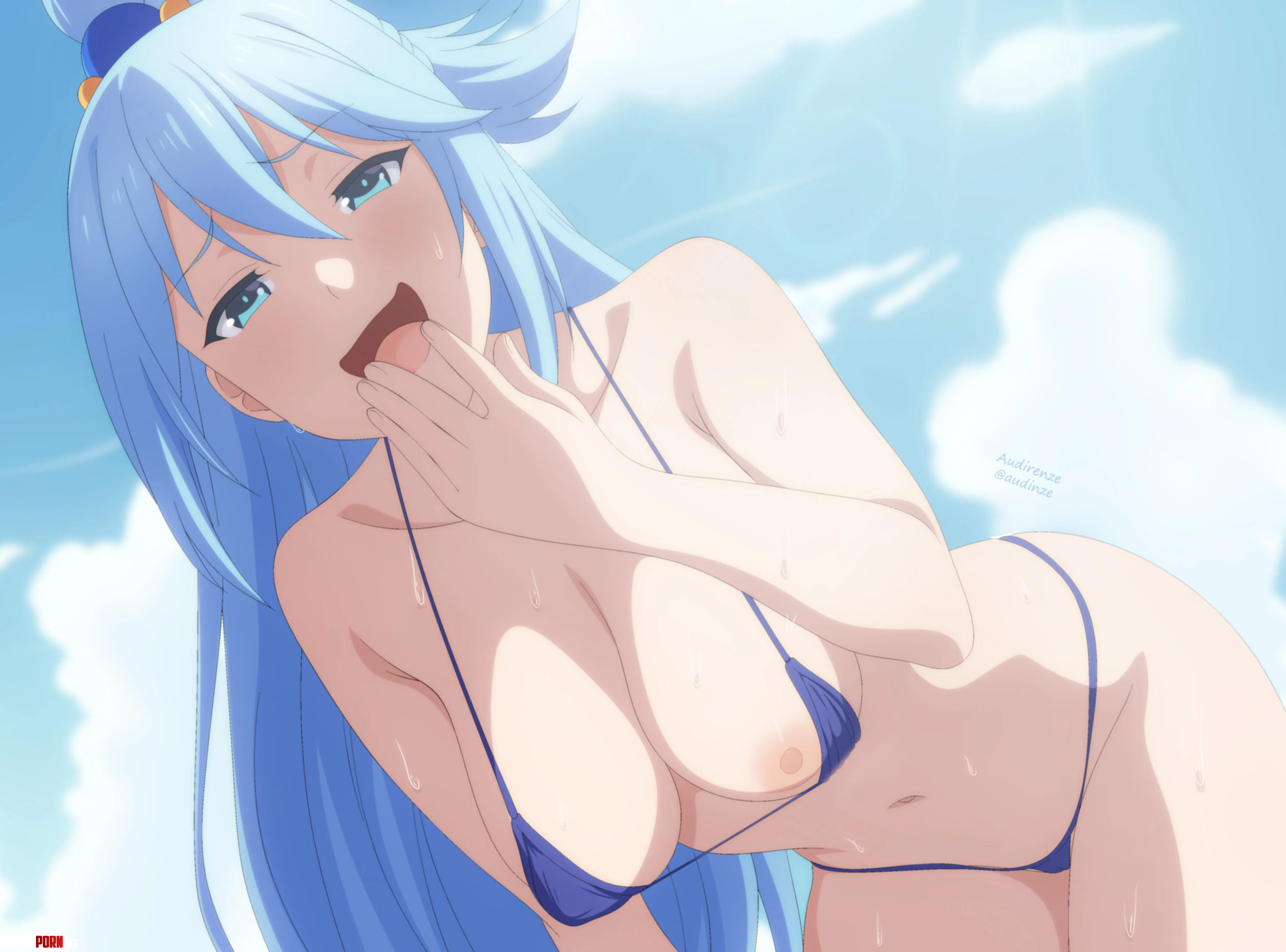 Summer Aqua [Konosuba] by destinyherowolf