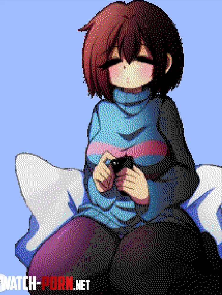 Finally finished making 43.9k pixel art on WPlace (Original art made by Nuvex) [F] [Frisk] by Legitimate-Gap2681
