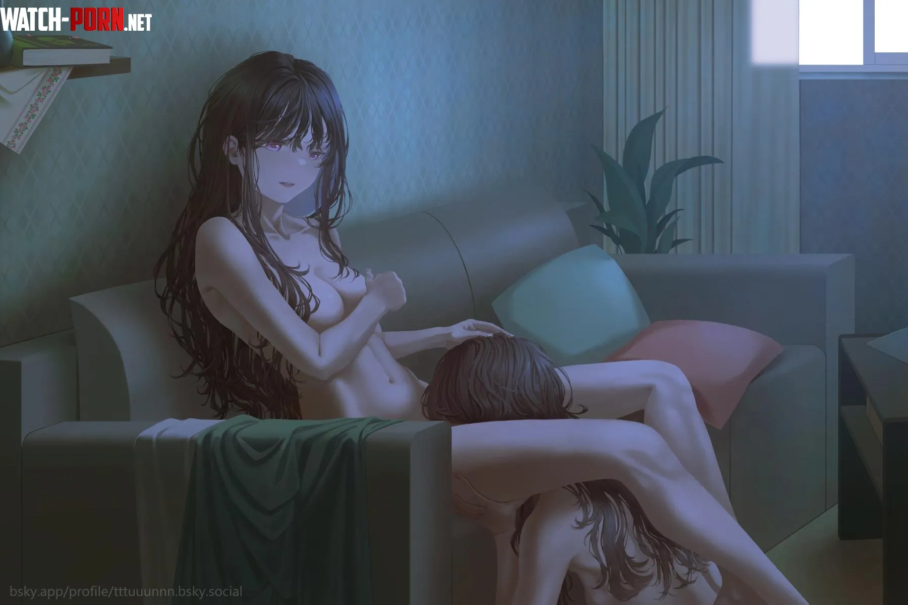 Getting head on the couch [Original] (鲀) by MartyrOfDespair