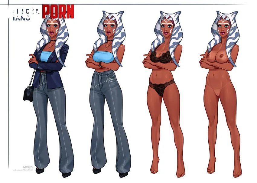Ahsoka Tano showing off her new outfit (Olena Minko) [Star Wars] by juliablues