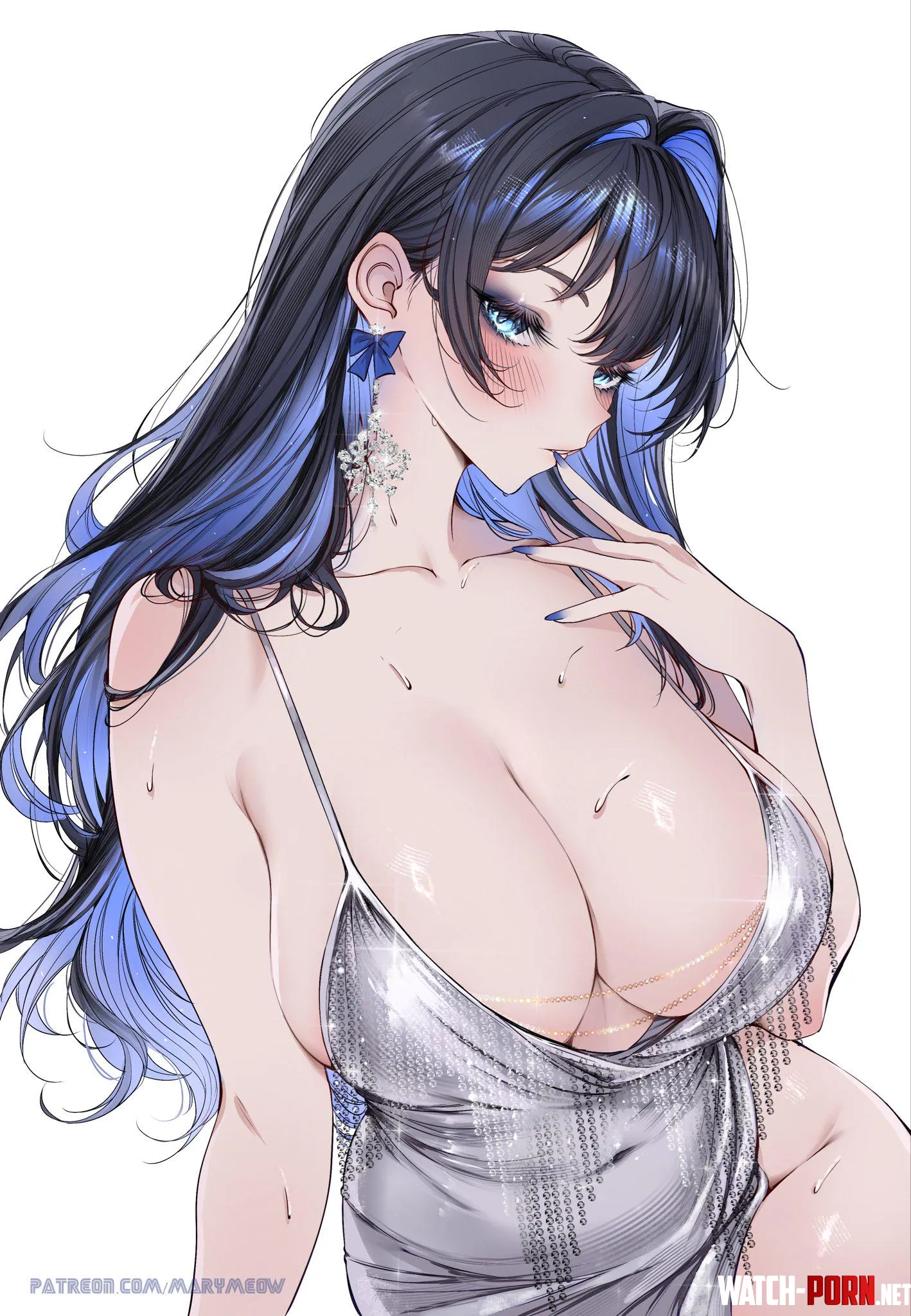 Kronii in glitter dress (nyanyaqwi1) [Hololive] by elegantloveglimmer