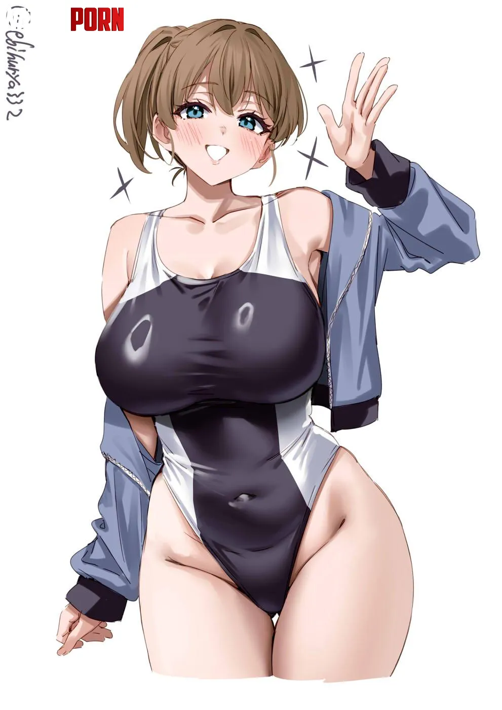 Swimming Instructor Intrepid (Ebifurya) [KanColle] by llamanatee