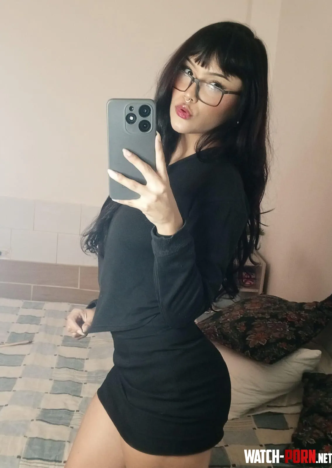 Just a girl in her favorite outfit… would you say hi? by moongirlljaz