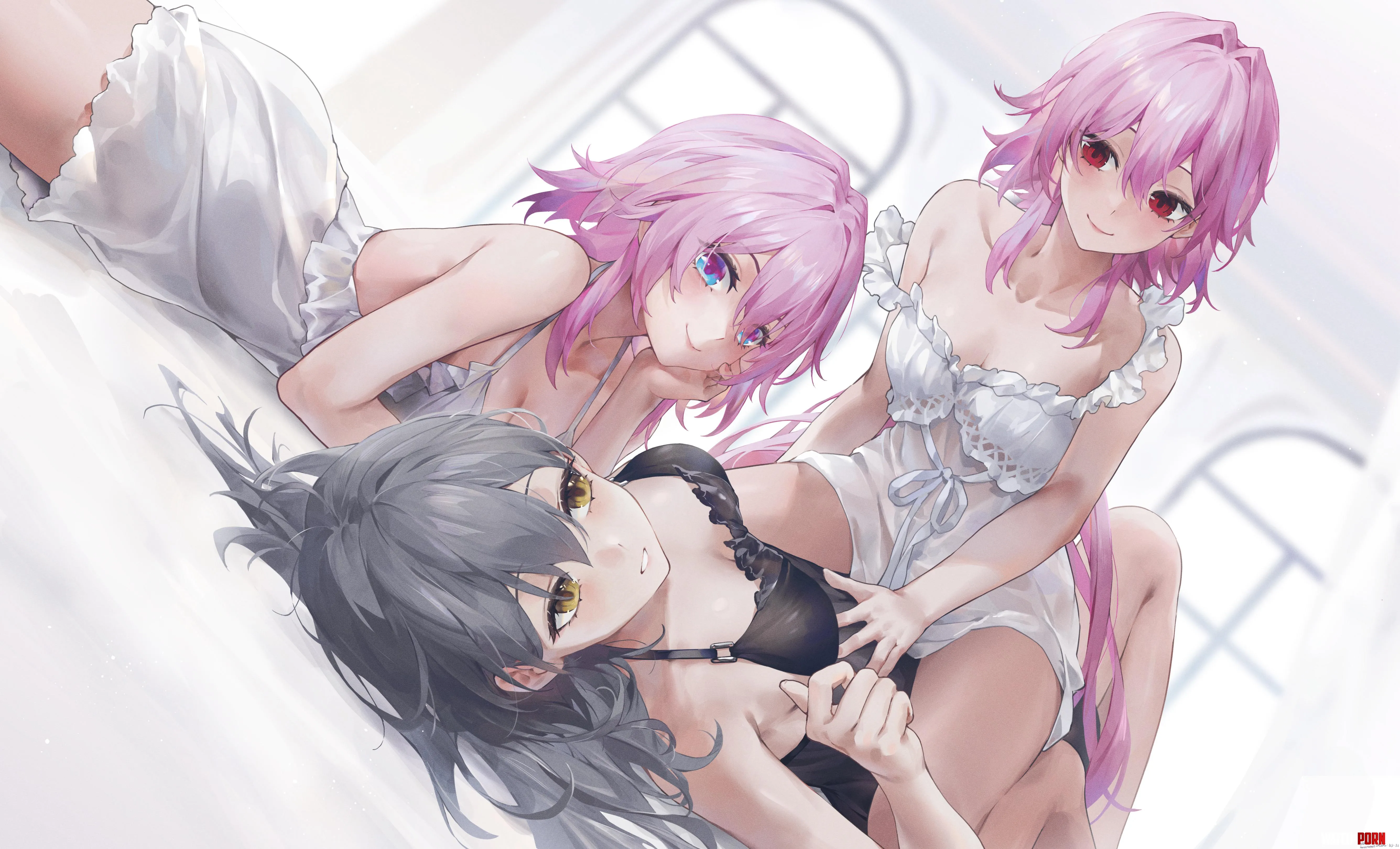 Stelle, March7 & Evernight in nightgown [Honkai: Star Rail] by Silent_Steak_9540