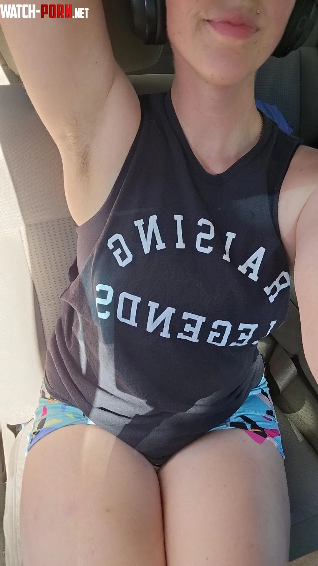 Fresh from the gym, loving be comfortable showing off my pits no matter where I go by ThisIsAstrid