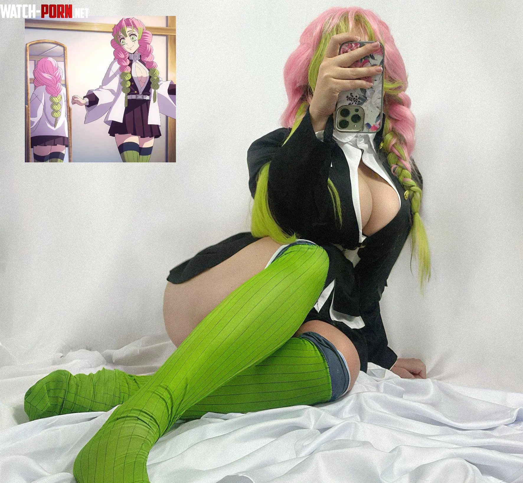 mitsuri kanroji from [demon slayer] by togehpi by terribIy