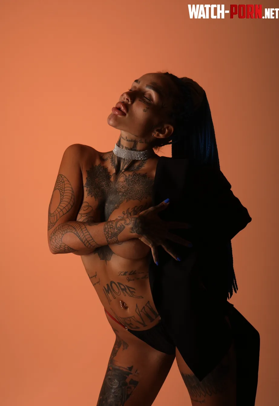 Tattooed doll begging to be filmed by ssweetwhisper