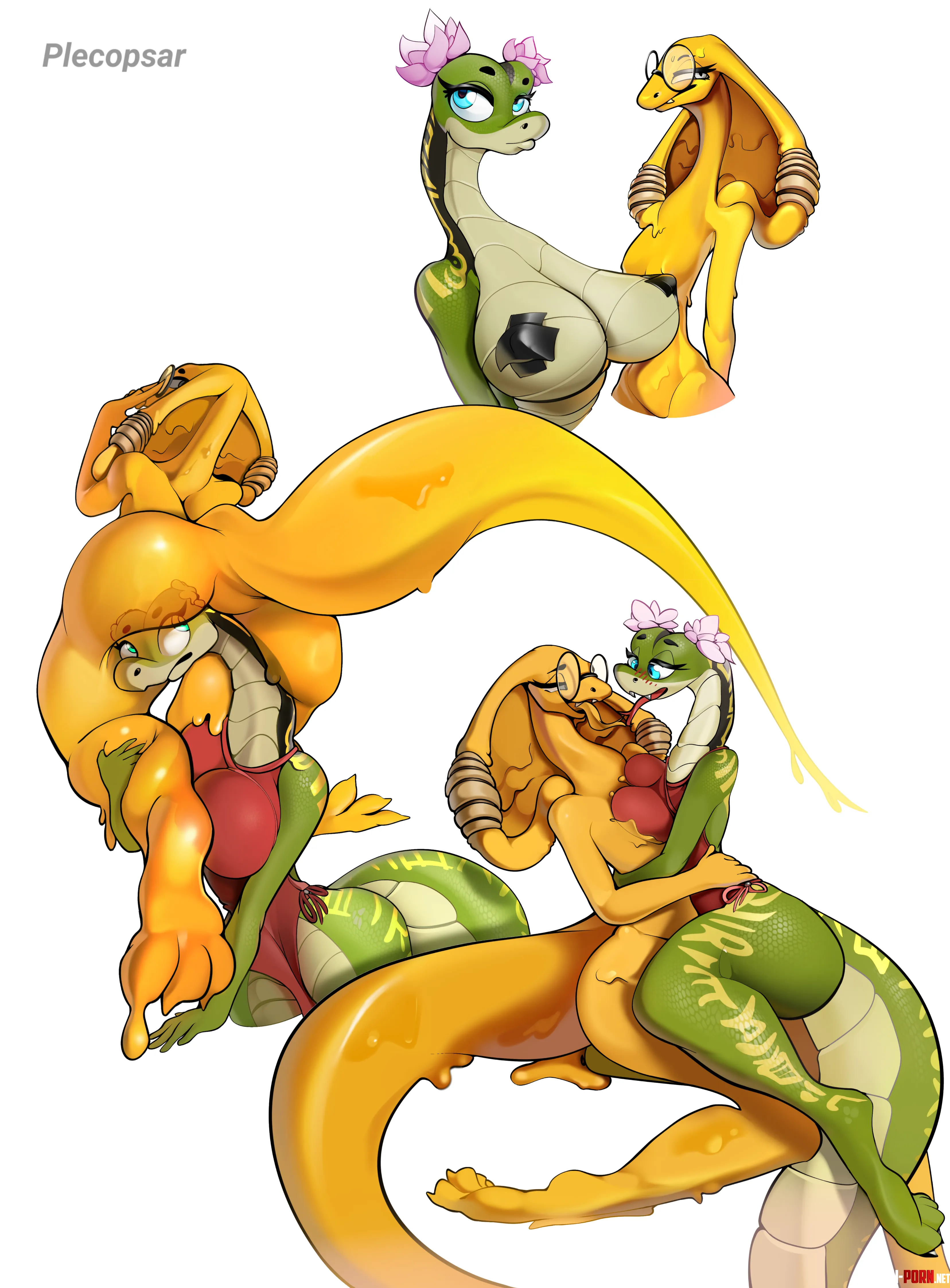 Master Viper and MajestyFora (plecopsar) [FF] by Plecopsar